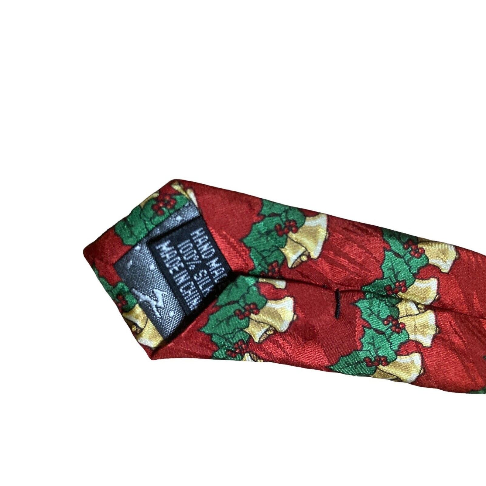 Other Keith Daniels Holiday Christmas Bells Holly Vintage Necktie Size ONE SIZE - 6 Thumbnail