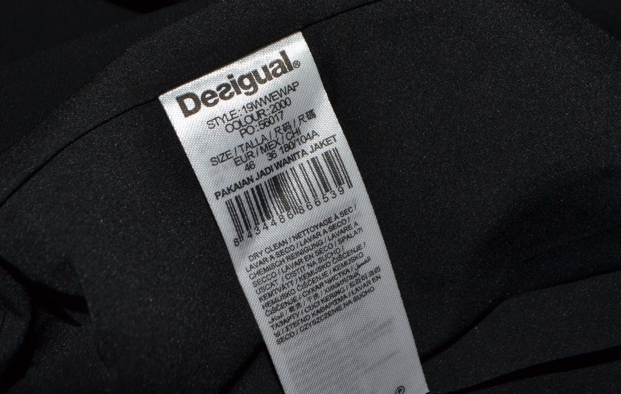 Desigual Desigual Blazer Jacket Career Office Handkerchief Wanita Size L / US 10 / IT 46 - 14 Thumbnail