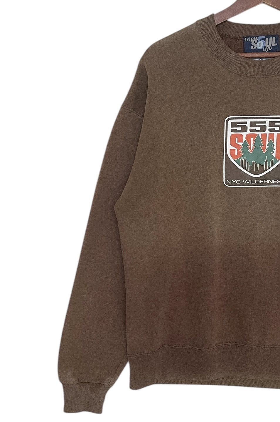 Vintage Vintage Brand Triple 5 Soul Made In Usa Sweatshirt 1990s Size US L / EU 52-54 / 3 - 3 Thumbnail