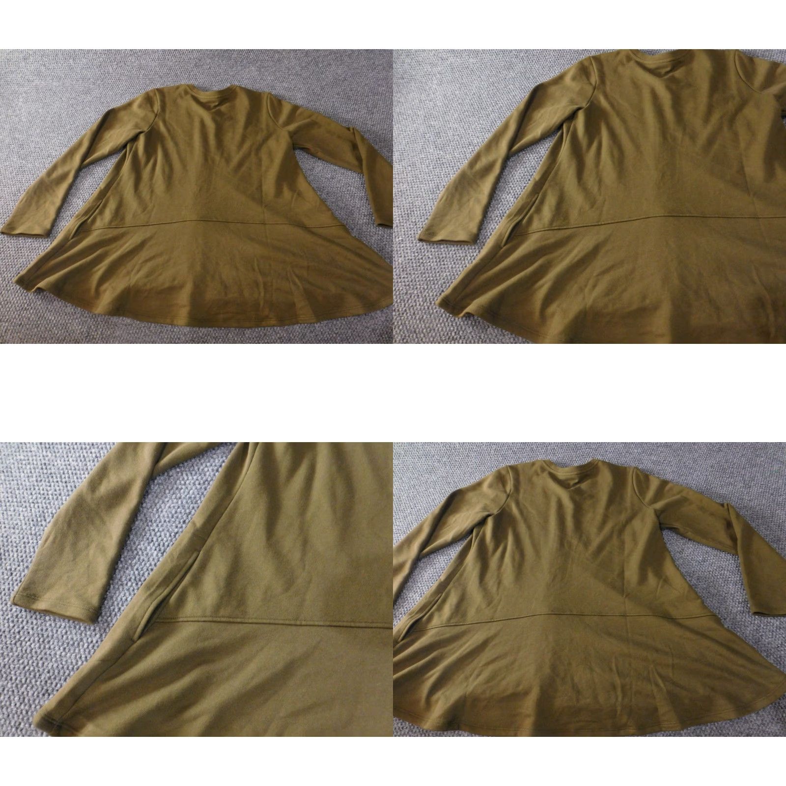 Vintage LOGO by Lori Goldstein Jacket Green Women Zip stretch knit logo long sleeve Mid-Length Regular Size M Size M / US 6-8 / IT 42-44 - 8 Thumbnail