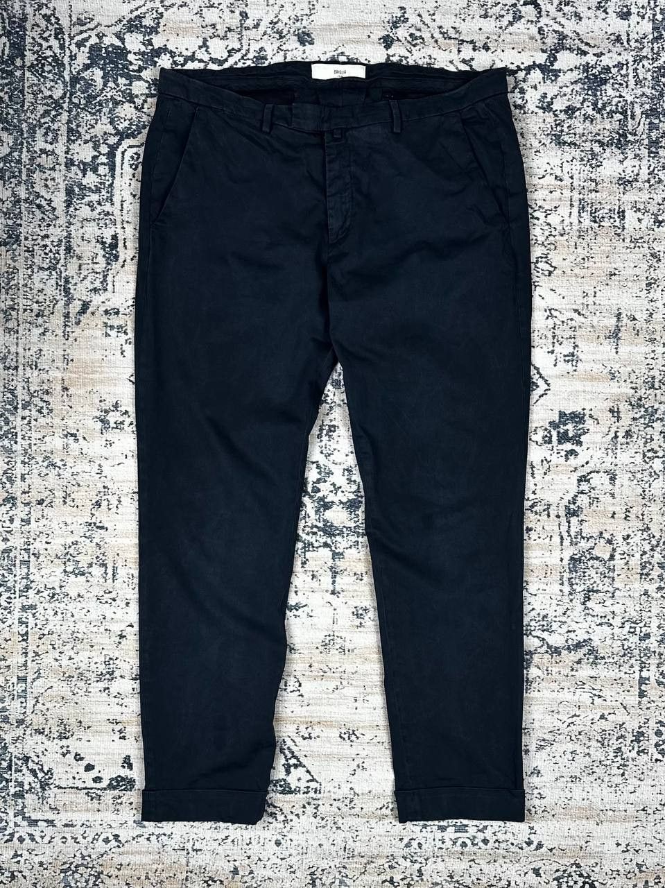 Vintage Briglia 1949 Luxury Navy Slim Chino Italian Pants Size US 38 / EU 54 - 1 Thumbnail