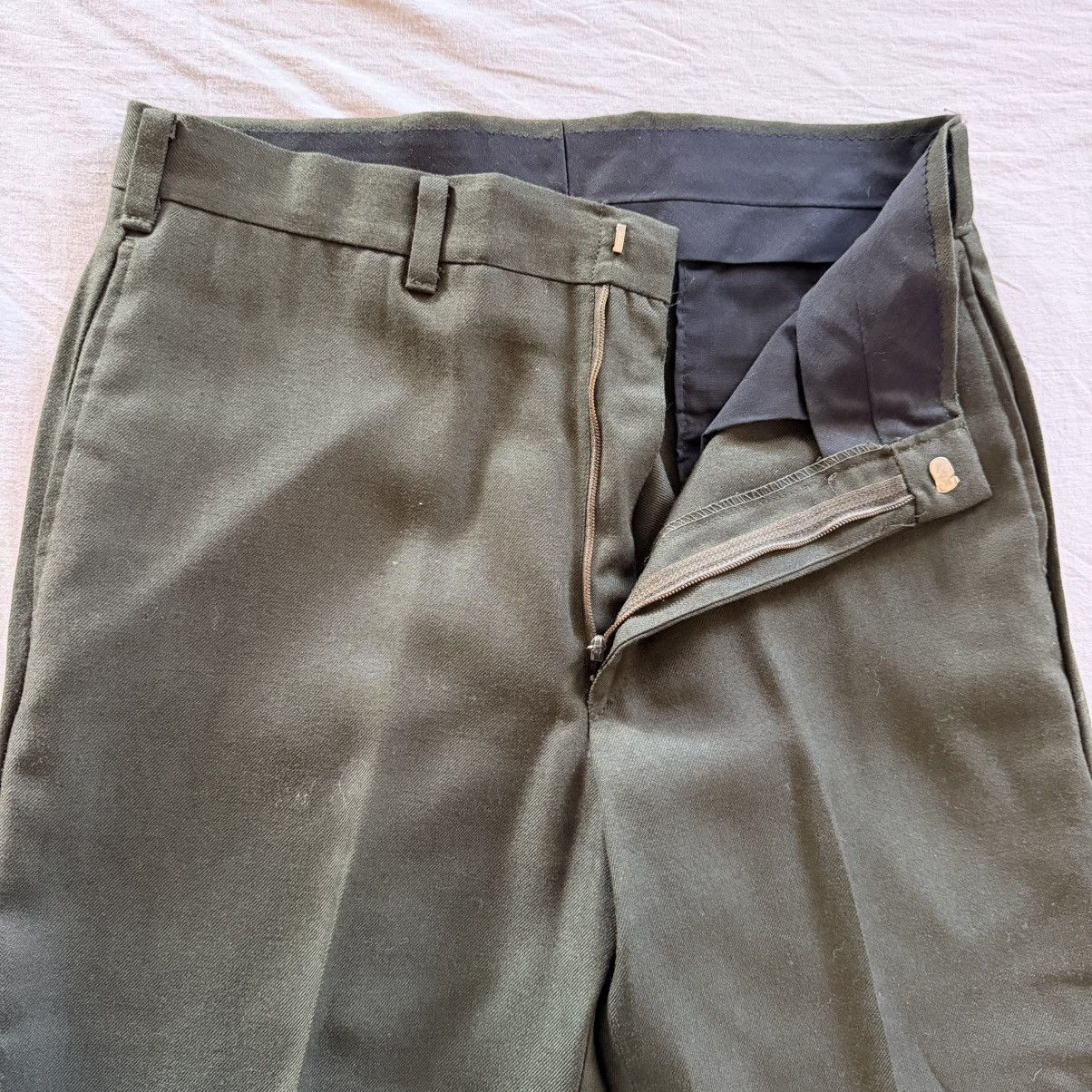 Levi's Vintage Clothing Vintage Levi’s Young Men's Sta-Prest 70s Olive Slacks Size US 30 / EU 46 - 4 Thumbnail