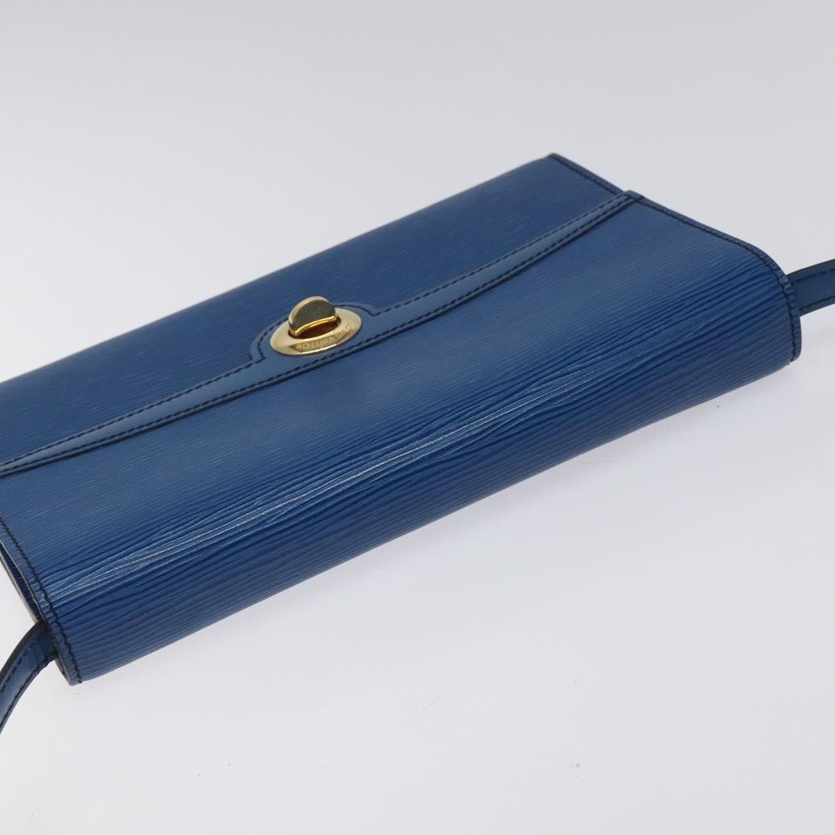 Louis Vuitton LOUIS VUITTON Epi Pochette Arche Shoulder Bag Blue M52575 Size ONE SIZE - 6 Thumbnail