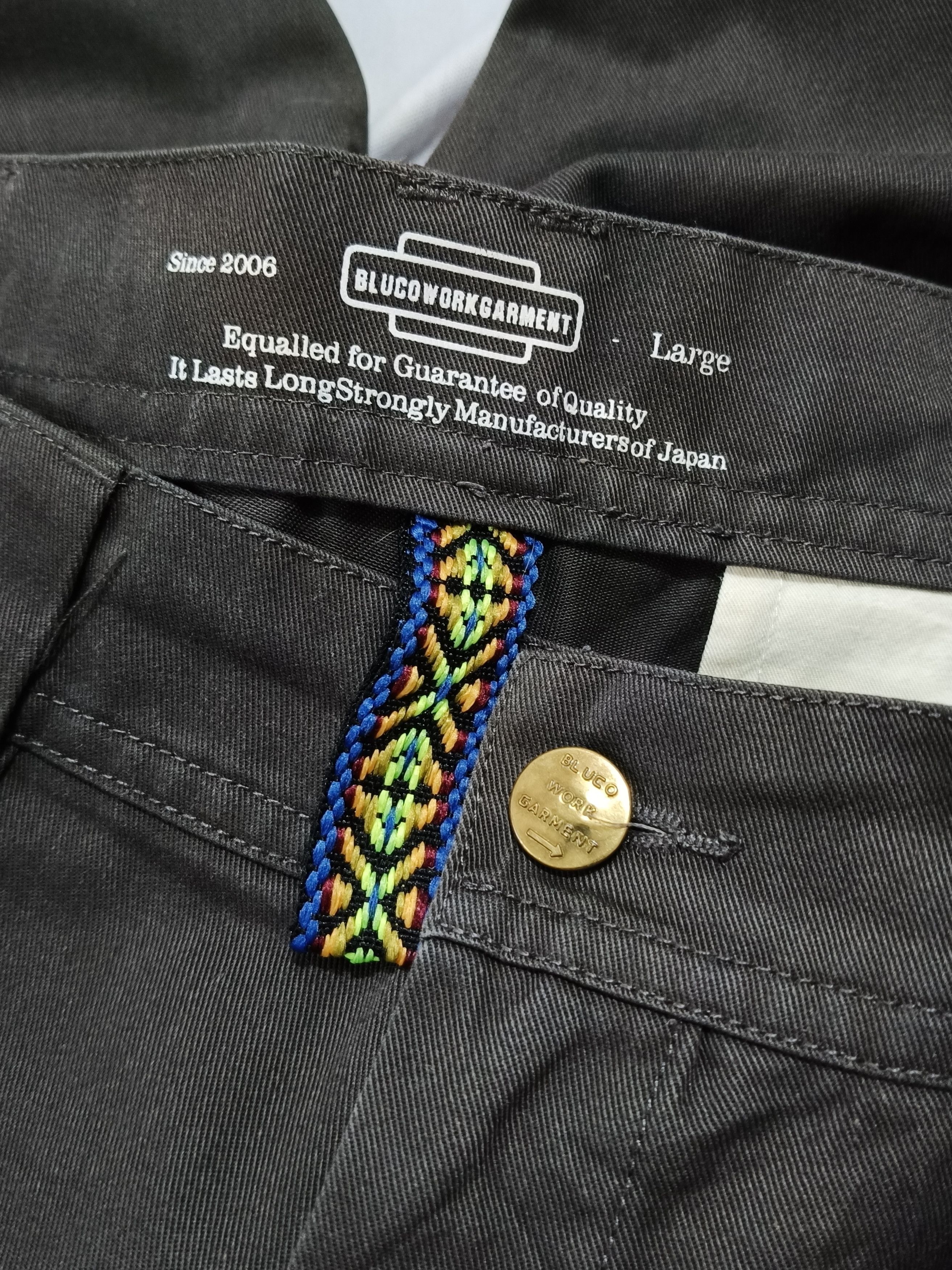 Japanese Brand Bluco work garment pants size Large W34 Size US 34 / EU 50 - 9 Thumbnail