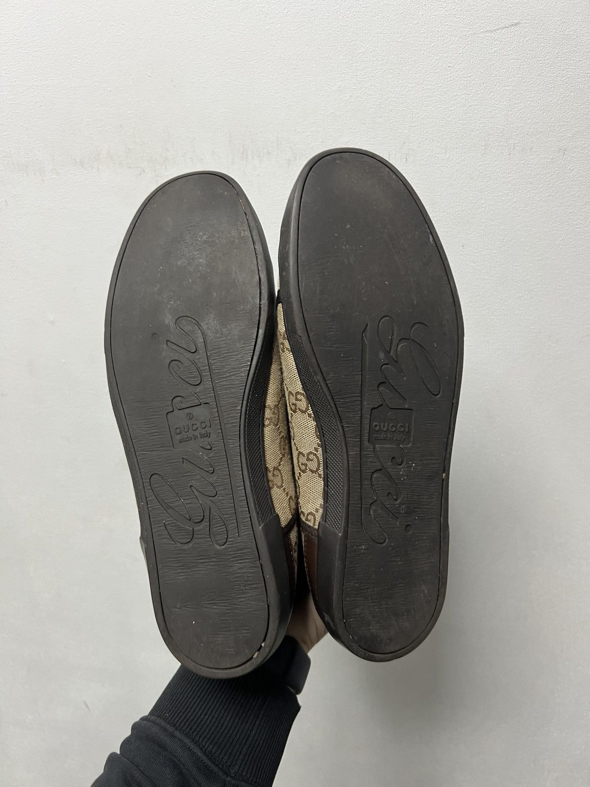 Gucci Vintage Y2K Gucci high top canvas monogram sneakers US 8 Size US 8 / EU 41 - 7 Thumbnail