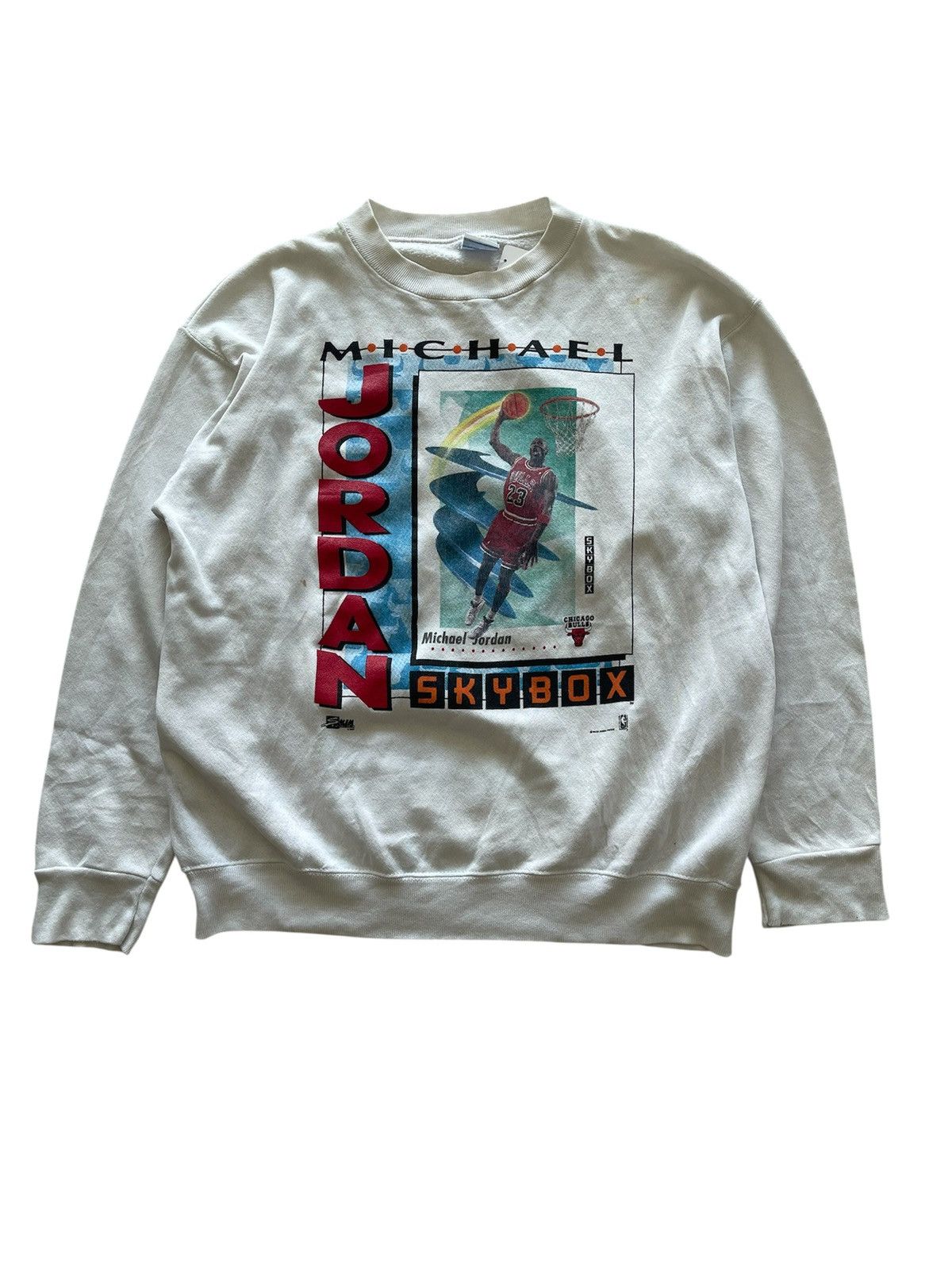 NBA Vintage 90s Salem Michael Jordan Sweatshirt Size US L / EU 52-54 / 3 - 1 Thumbnail
