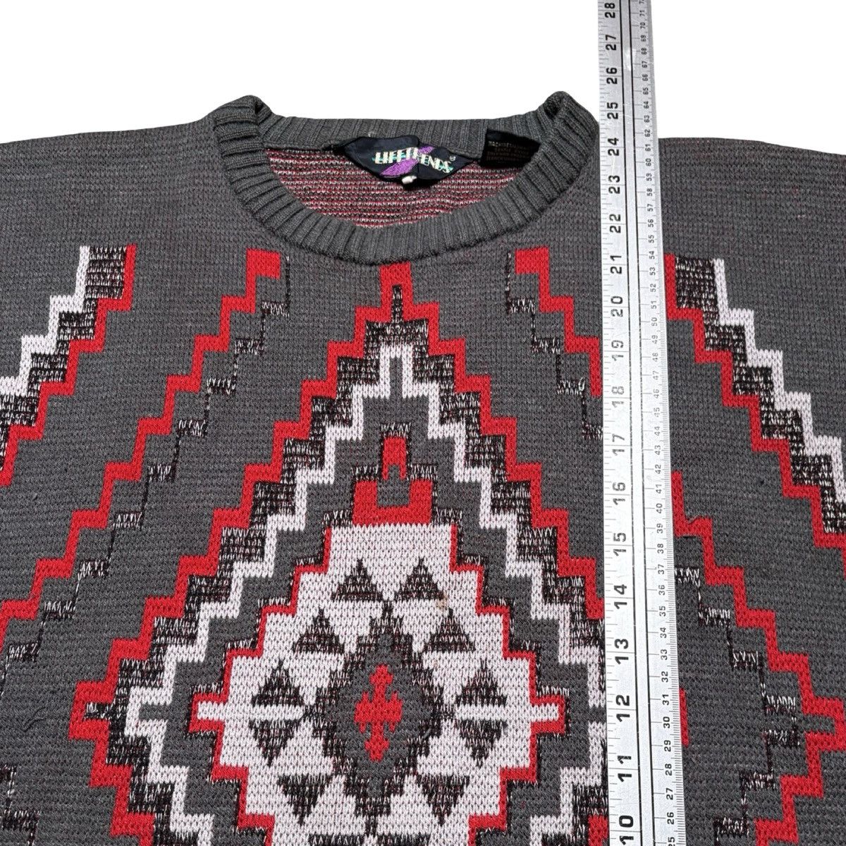 Other Vintage Aztec Southwestern Acrylic Knit Sweater Men's L Boxy Size US L / EU 52-54 / 3 - 5 Thumbnail