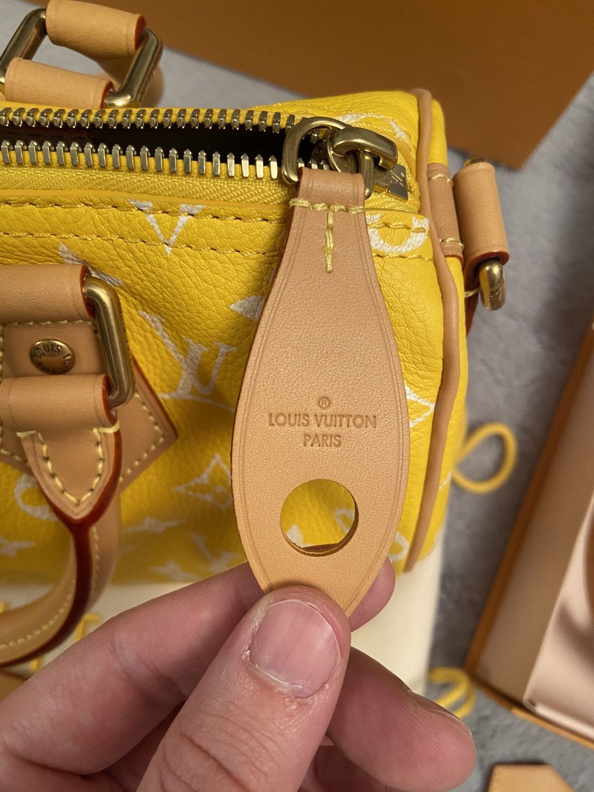 Louis Vuitton × Pharrell LOUIS VUITTON SS24 SOFT SPEEDY P9 BANDOULIÈRE 25 IN Yellow Size ONE SIZE - 4 Thumbnail