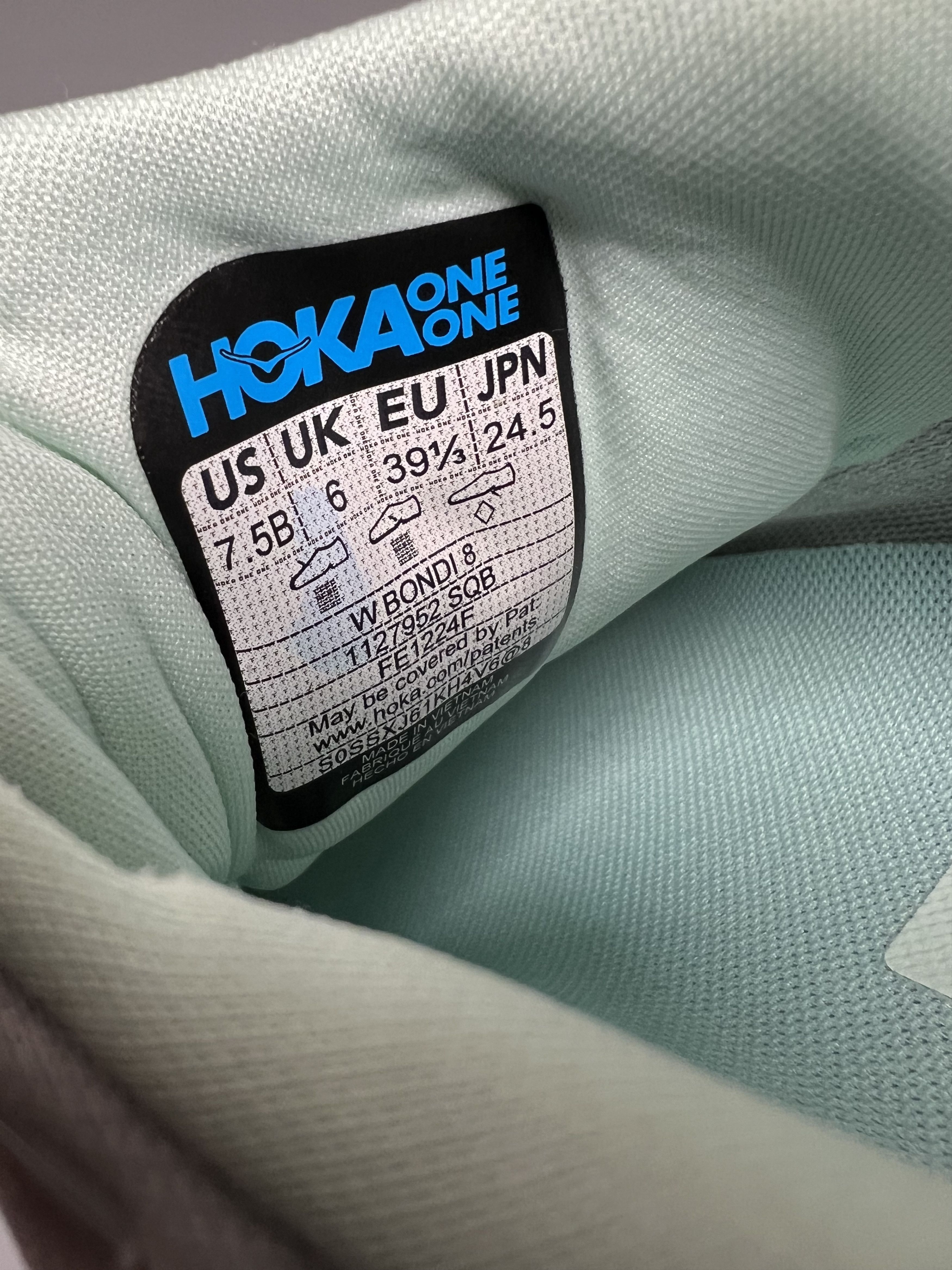 Hoka 7.5B Hoka One One Bondi 8 Running Shoes Walking Gym Size US 7.5 / IT 37.5 - 7 Thumbnail