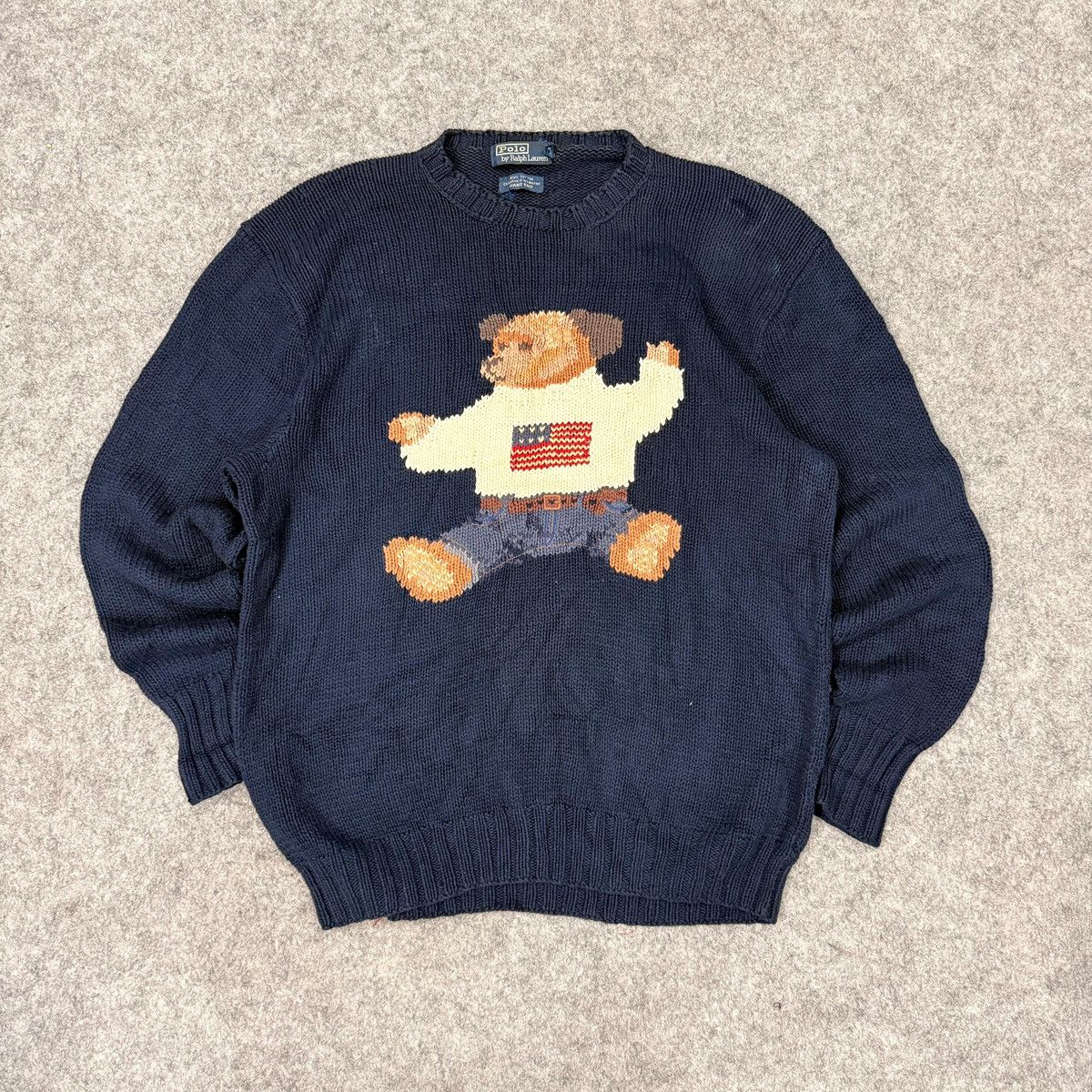 Polo Ralph Lauren Vintage polo ralph lauren bear 🐻 knitwear sweater Size US L / EU 52-54 / 3 - 1 Thumbnail