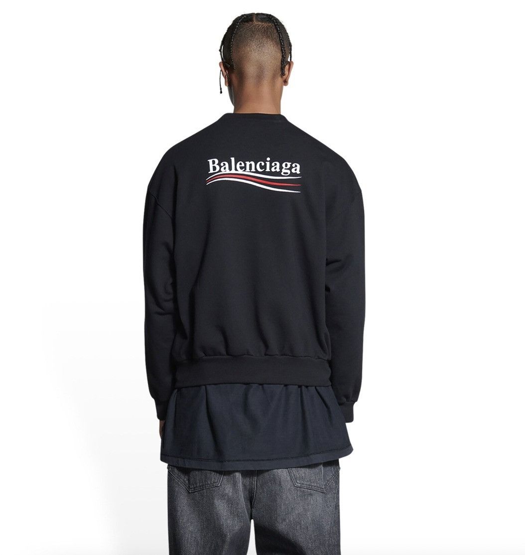 Balenciaga o1srvl11e0526 555 / Political Campaign Sweatshirt Regular Size US M / EU 48-50 / 2 - 4 Thumbnail