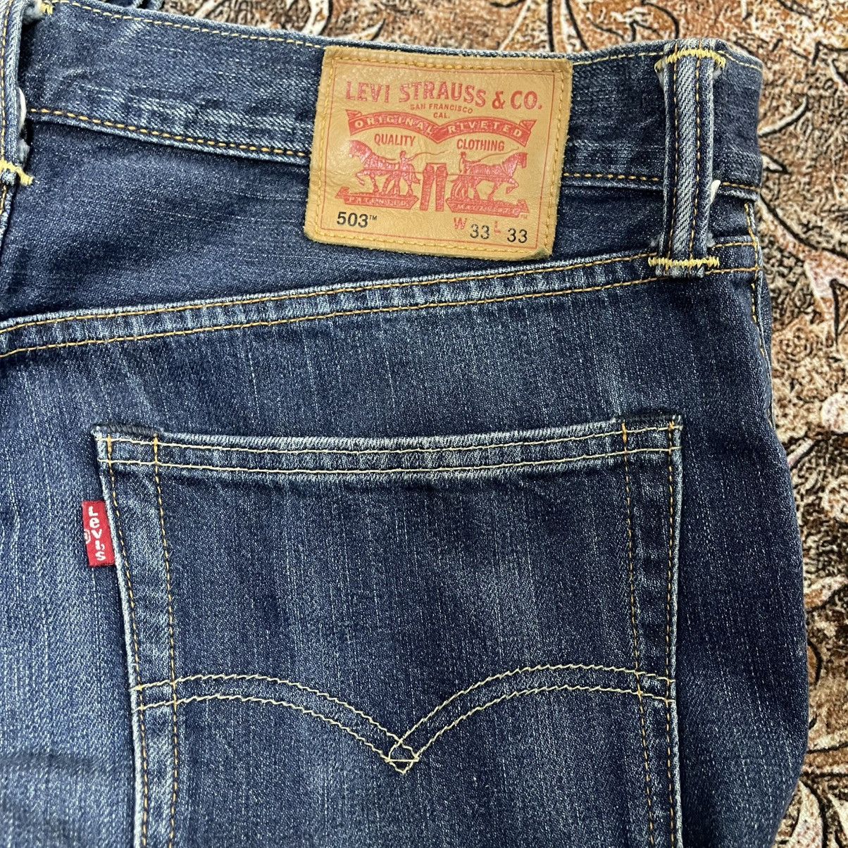 Levi's Vintage Clothing 🔥Vintage Levis 503 Stoned Washed Distress Denim Jeans Size US 33 - 11 Thumbnail