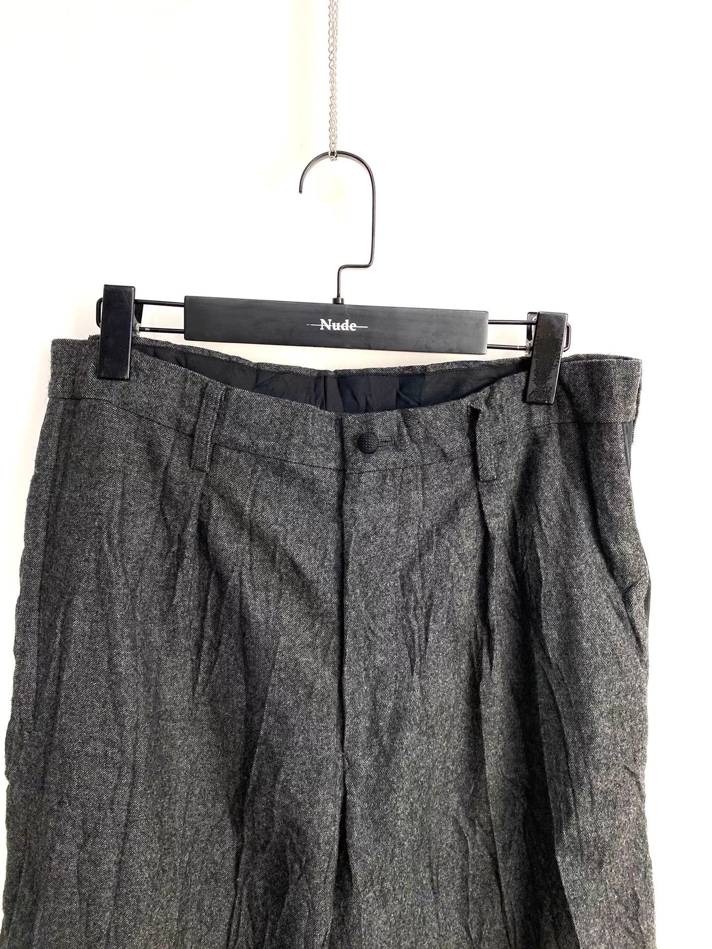 Yohji Yamamoto yohji yamamoto y's for men Pleated Wool Trousers K20 Size US 33 - 2 Thumbnail