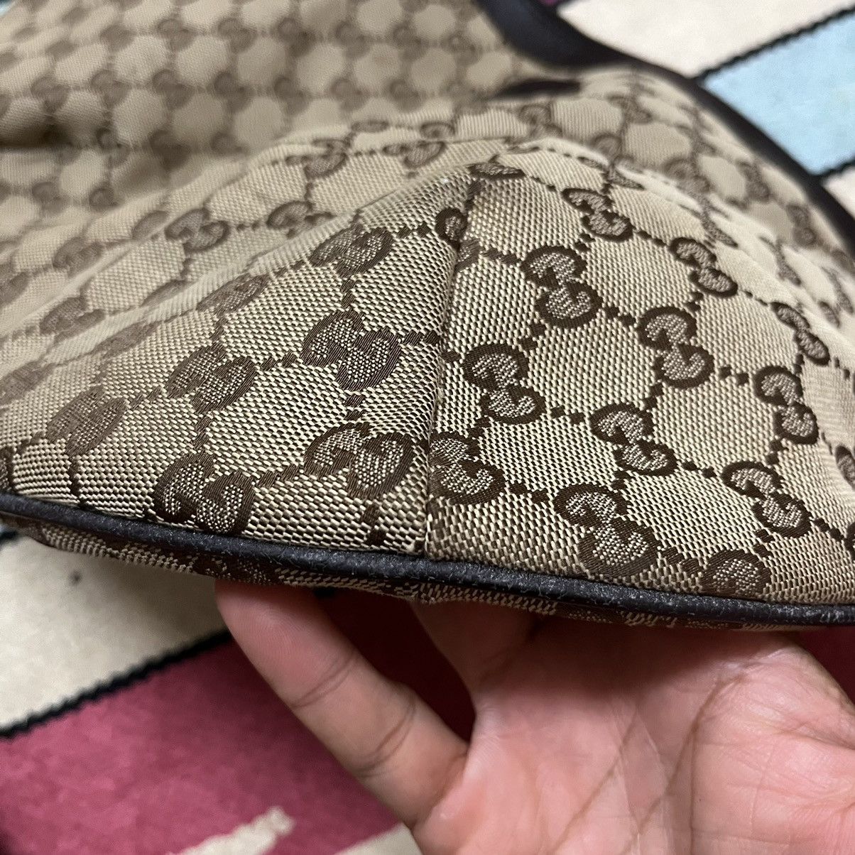 Gucci Authentic Gucci Monogram GG Banana Large Sling Bag Size ONE SIZE - 3 Thumbnail