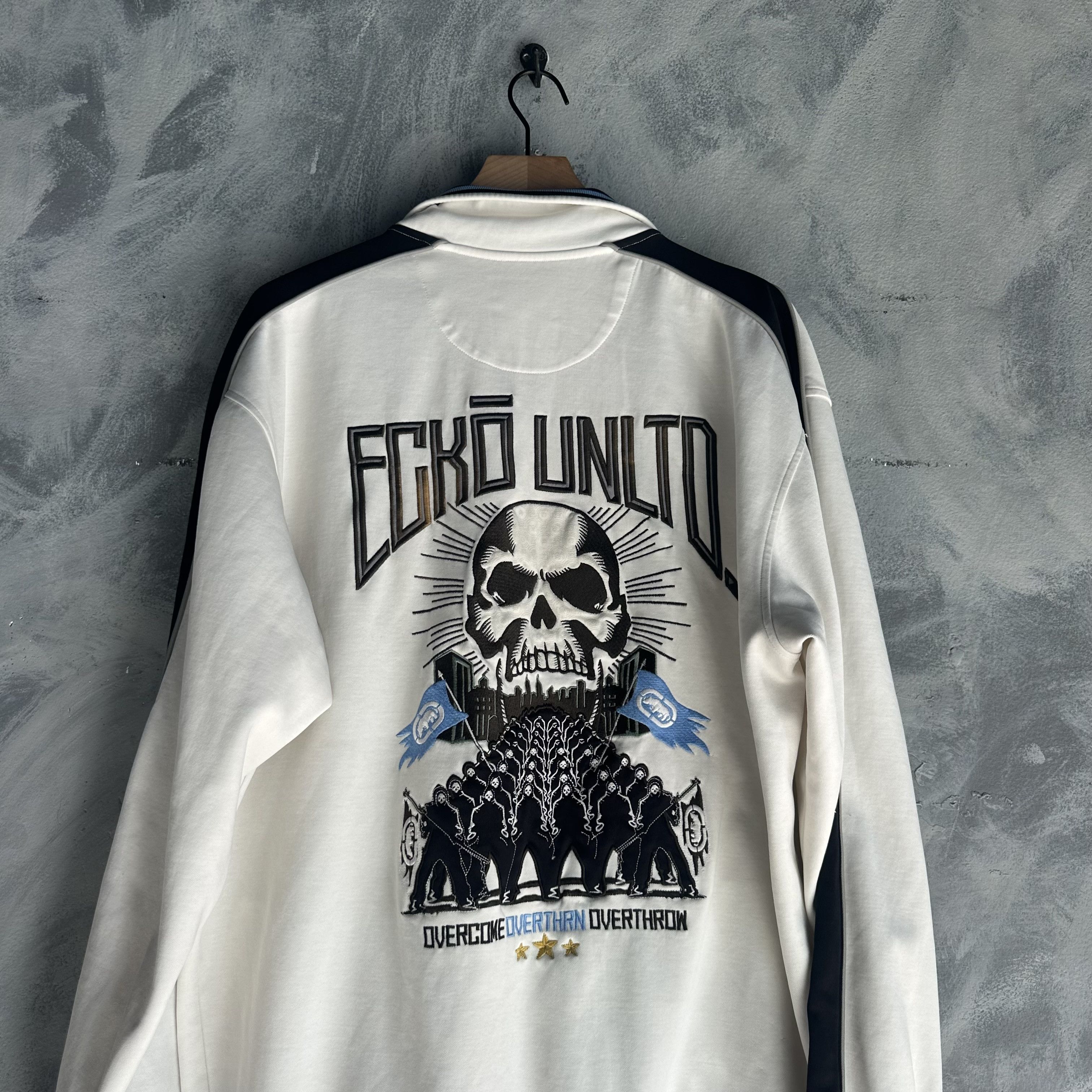 Ecko Unltd. Vintage Ecko Unltd Jacket Mens Full Zip Over Come Track Y2K Size US XL / EU 56 / 4 - 5 Thumbnail