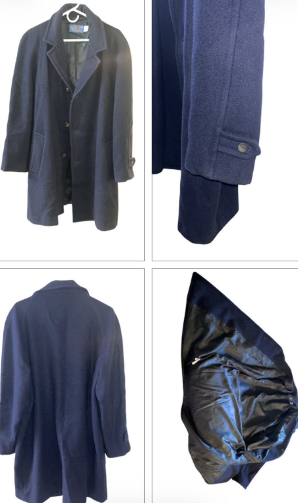 Pendleton 1950’s Vintage Pendleton Navy blue overcoat Size US L / EU 52-54 / 3 - 2 Thumbnail