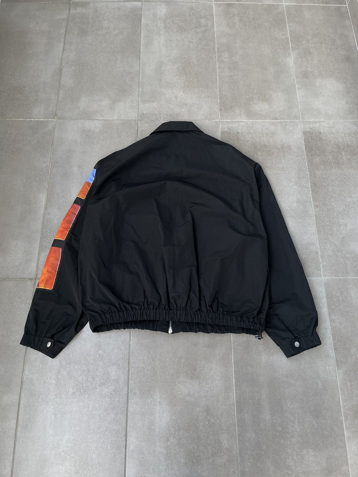 Dries Van Noten !DS! SS21 Dries Van Noten X Len Lye Oversized Black Bomber Size US M / EU 48-50 / 2 - 7 Thumbnail