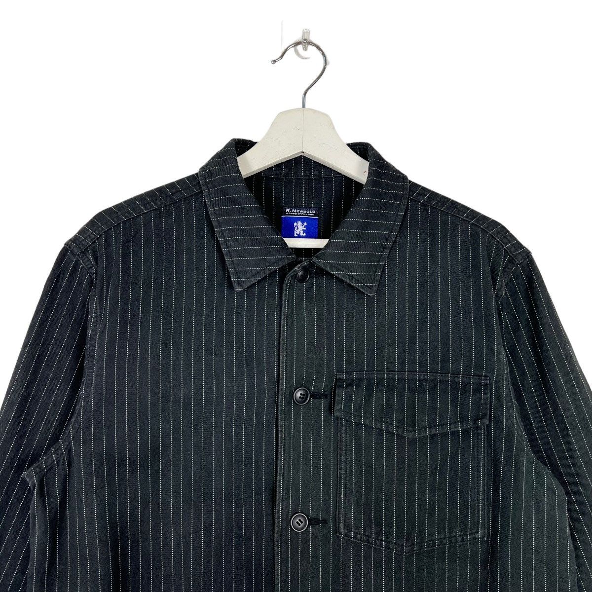R.Newbold 🔥 R NEWBOLD PIN STRIPE CHORE JACKET Size US L / EU 52-54 / 3 - 3 Thumbnail