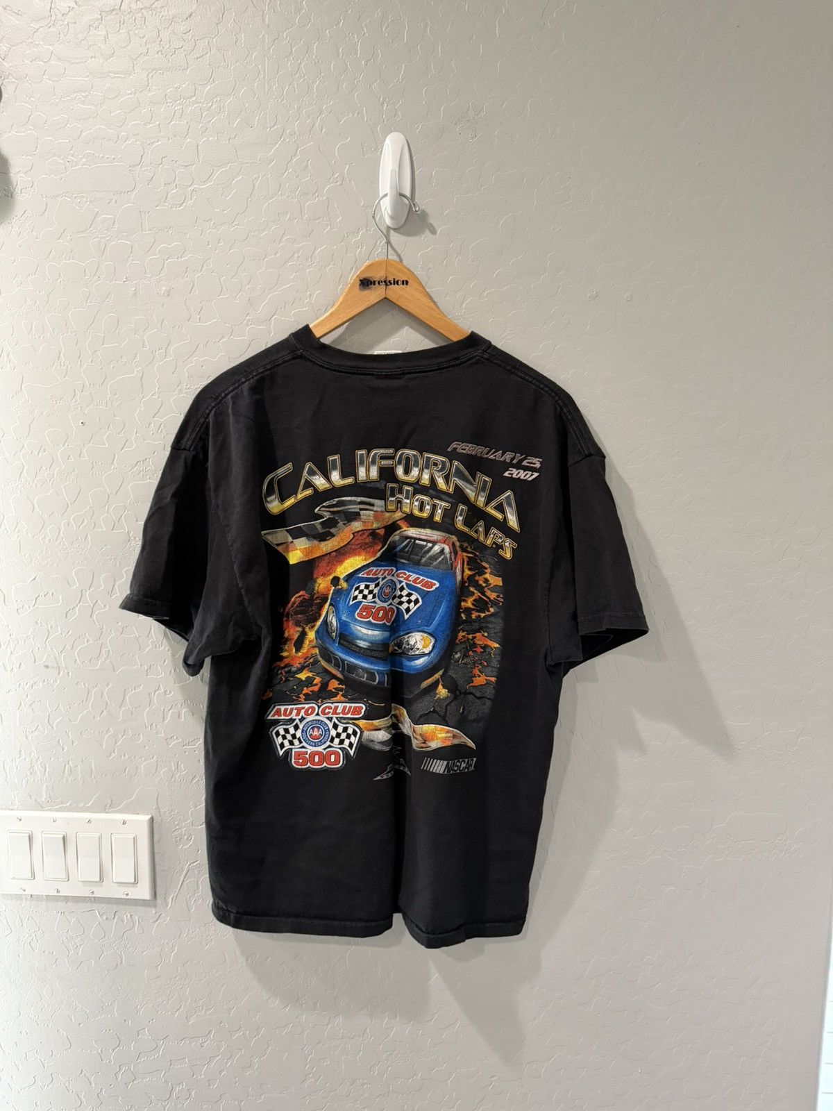 Delta Vintage Y2K NASCAR Auto Club 500 Racing Shirt Large Bin 3 Size US L / EU 52-54 / 3 - 4 Thumbnail