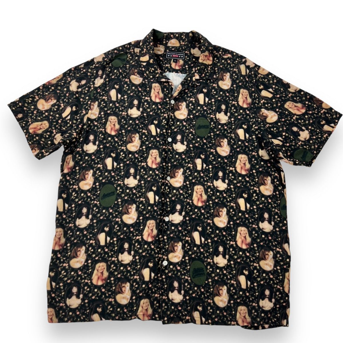 Hysteric Glamour × Supreme Supreme x Hysteric Glamour Blurred Girls Rayon Shirt Size US L / EU 52-54 / 3 - 2 Thumbnail
