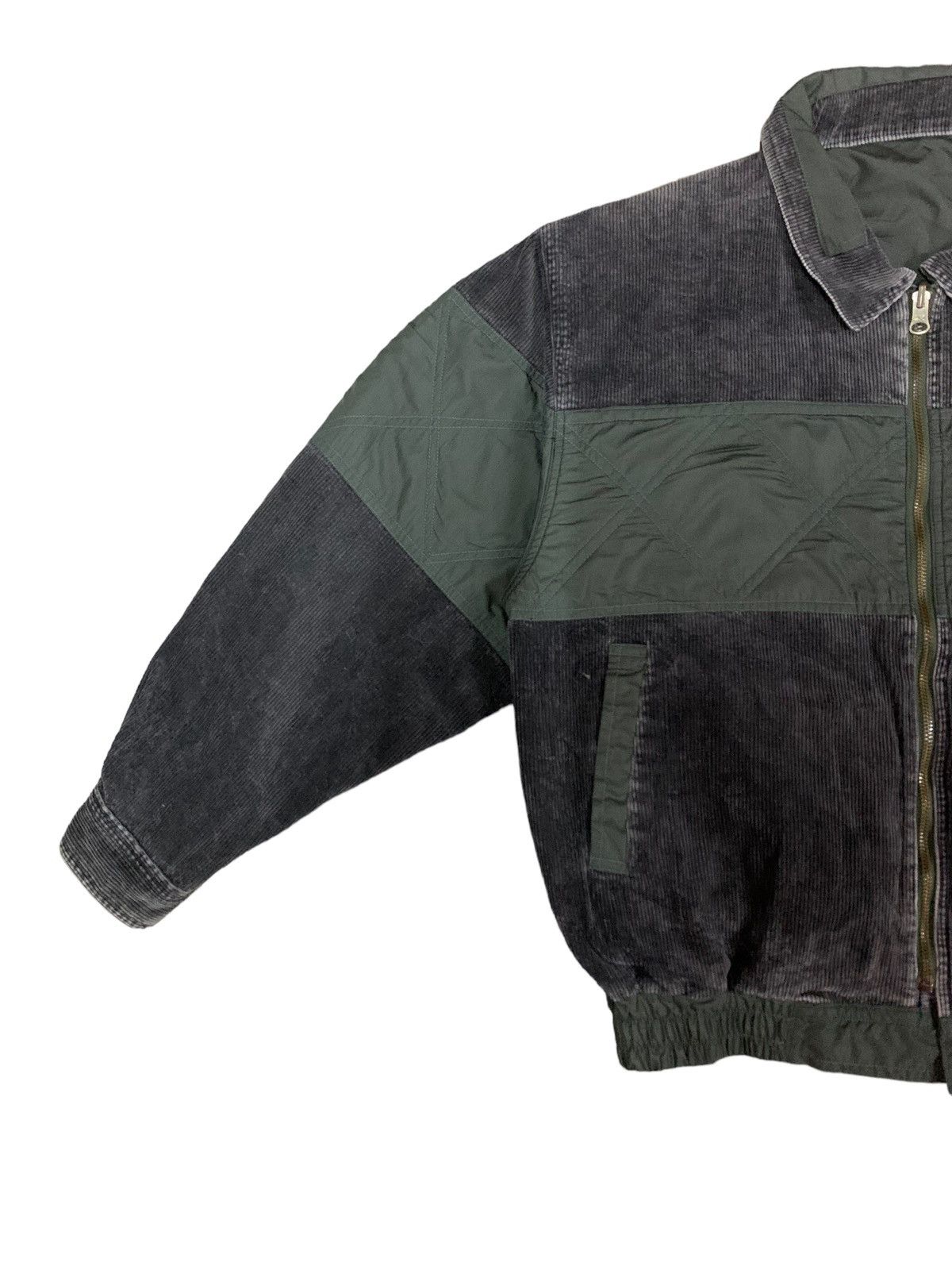 Designer × Issey Miyake × Vintage Vintage Issey Miyake Corduroy Reversible Bomber Jacket Size US M / EU 48-50 / 2 - 5 Thumbnail