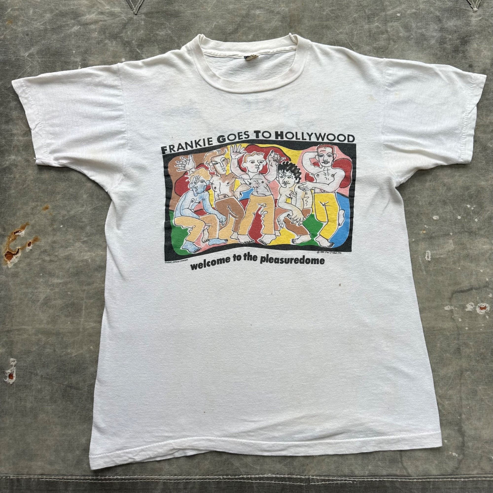 Vintage Vintage 1984 Frankie Goes To Hollywood New Wave Rock Tour Co Size US M / EU 48-50 / 2 - 1 Thumbnail