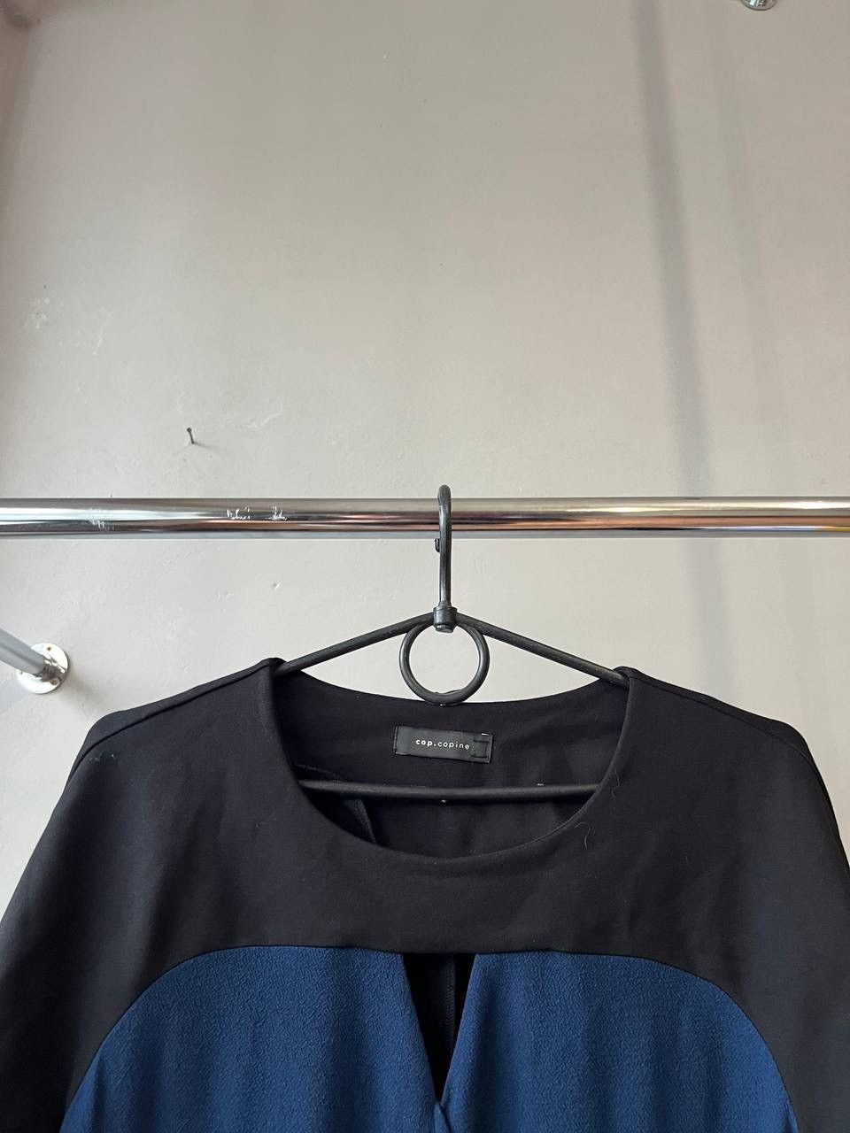 Cop Copine COP COPINE NAVY ASYMMETRICAL NEPTUNI ROSE RARE DRESS SZ 34 Size XS / US 0-2 / IT 36-38 - 7 Thumbnail