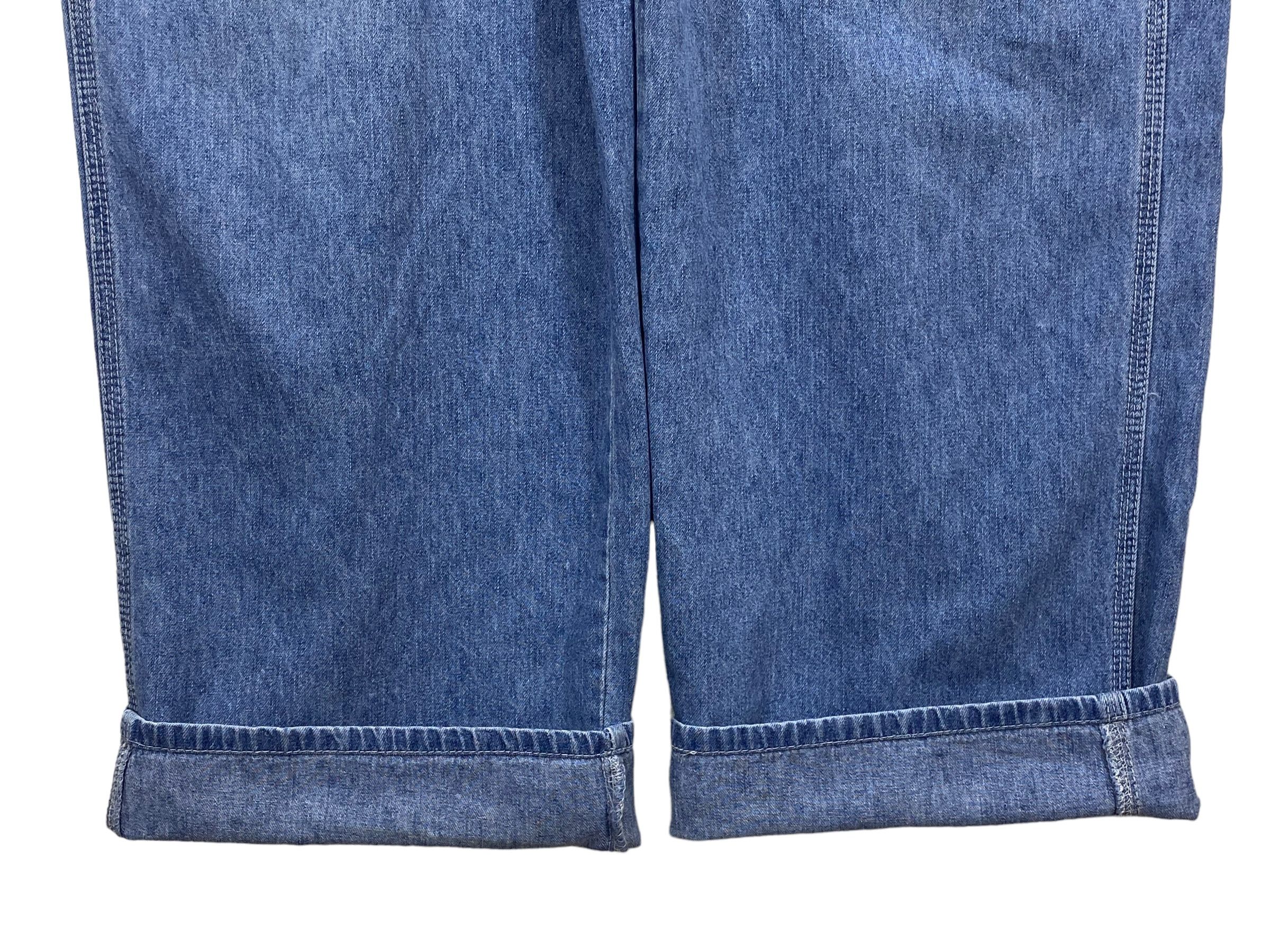 Old Navy Old Navy Carpenter Bib Overalls Light Wash Jeans Size US 39 - 9 Thumbnail