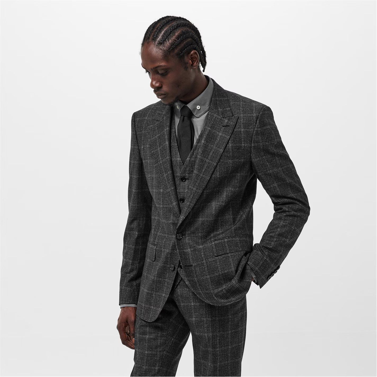 Dolce & Gabbana o1g2r1mq0426 Slim Two-Button Single-Breasted Suits Size US L / EU 52-54 / 3 - 3 Thumbnail