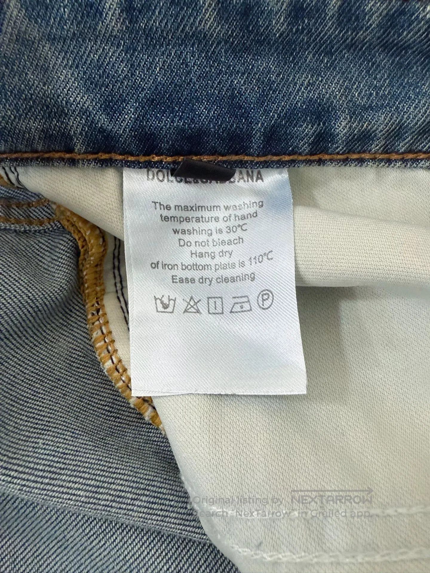 Dolce & Gabbana Dolce & Gabbana Spring Summer Light Jeans. Size US 33 - 8 Thumbnail