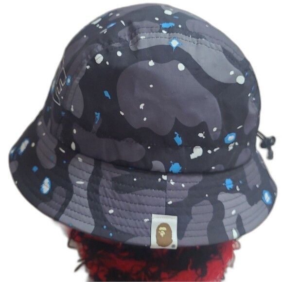 Bape Vtg Bape Space Camo Bucket Hat Size ONE SIZE - 3 Thumbnail