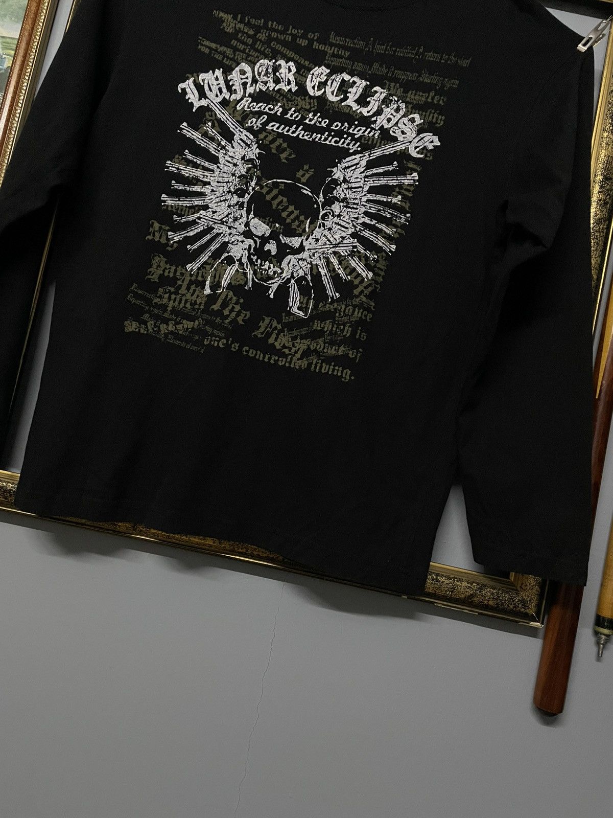 Designer × Japanese Brand × Vintage Vintage 90s Japan Designer Sideways Contrubution Punk Skull Size US M / EU 48-50 / 2 - 3 Thumbnail