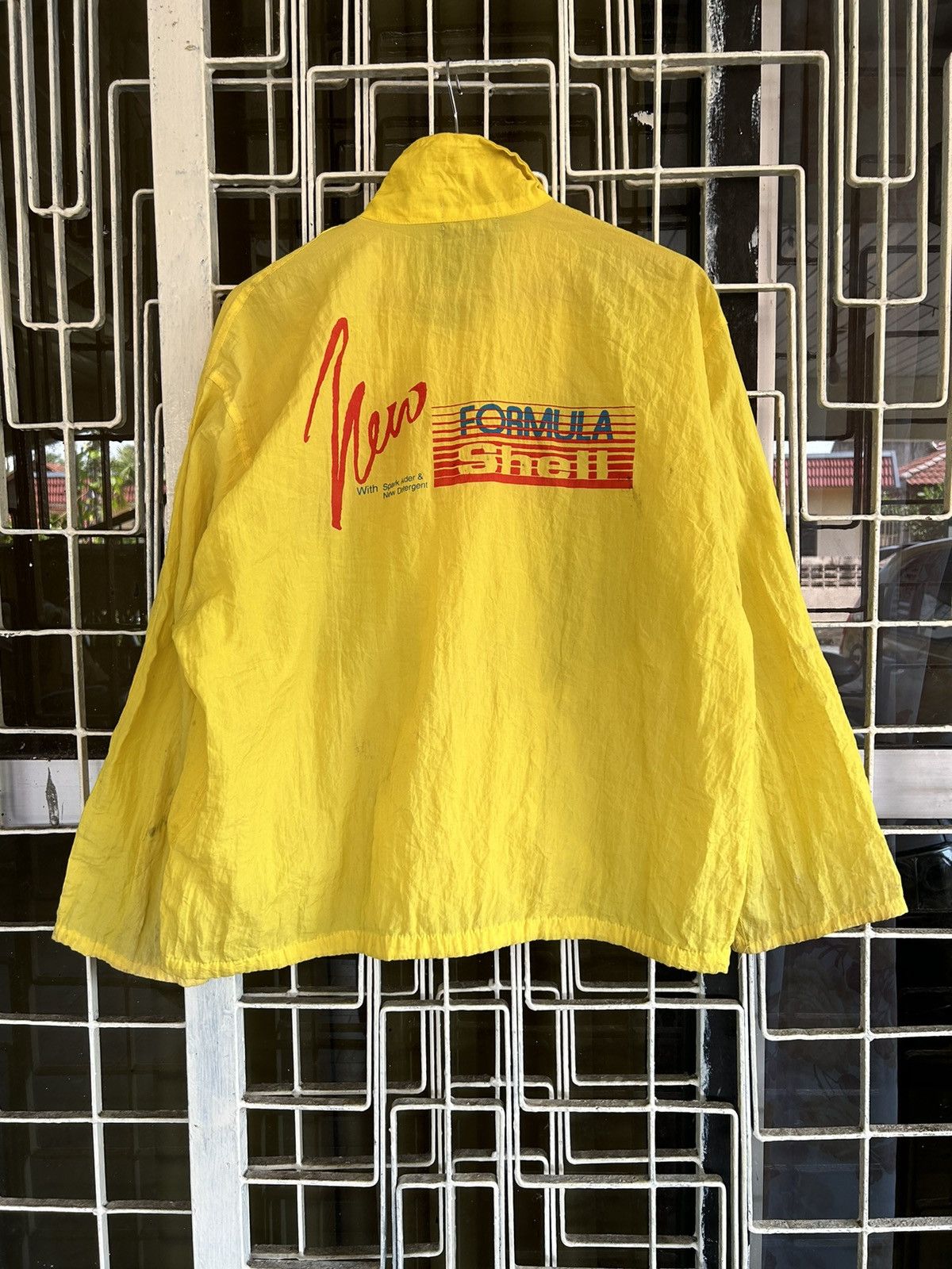 image of Moto x Racing Formula Shell Jacket Vintage in Yellow, Men's (Size XL)