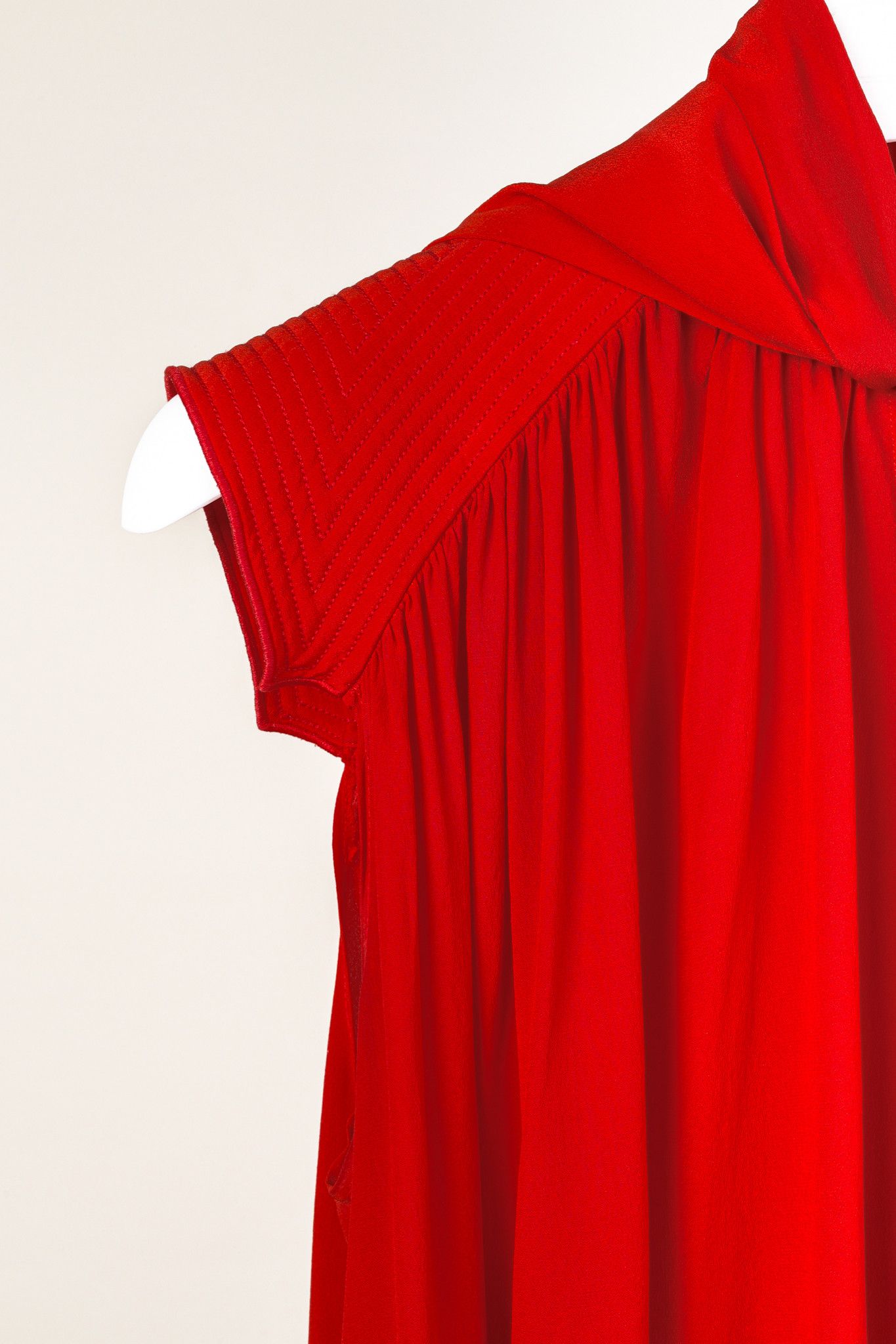 Givenchy Givenchy Red Neck Tie Silk Swing Dress Size S / US 4 / IT 40 - 5 Thumbnail