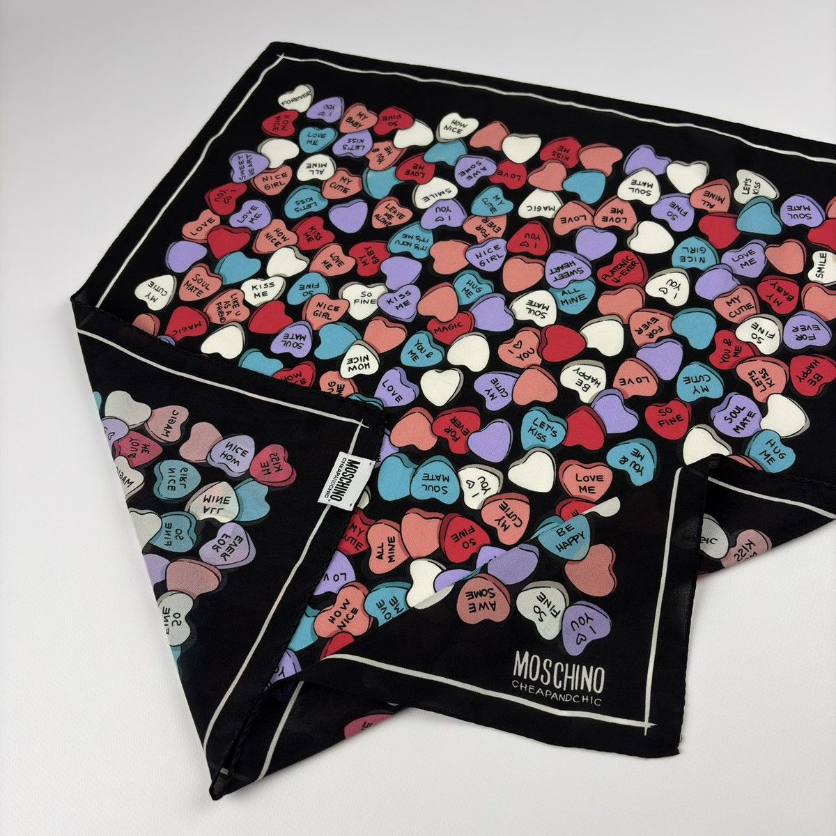 Moschino MOSCHINO Cheap And Chic Silk Scarf Size ONE SIZE - 3 Thumbnail