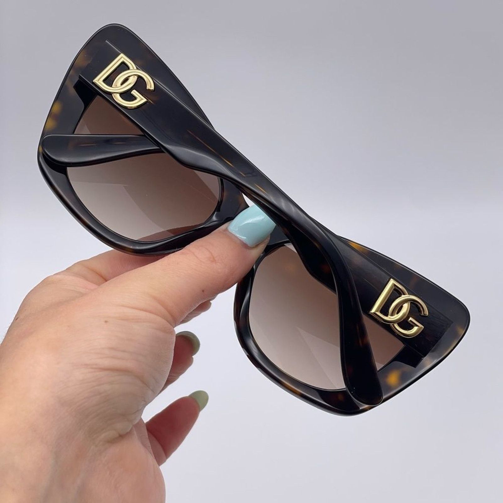 Dolce & Gabbana NEW DOLCE&GABBANA DG4405 502/13 Havana/Gradient Brown Woman Size ONE SIZE - 10 Thumbnail