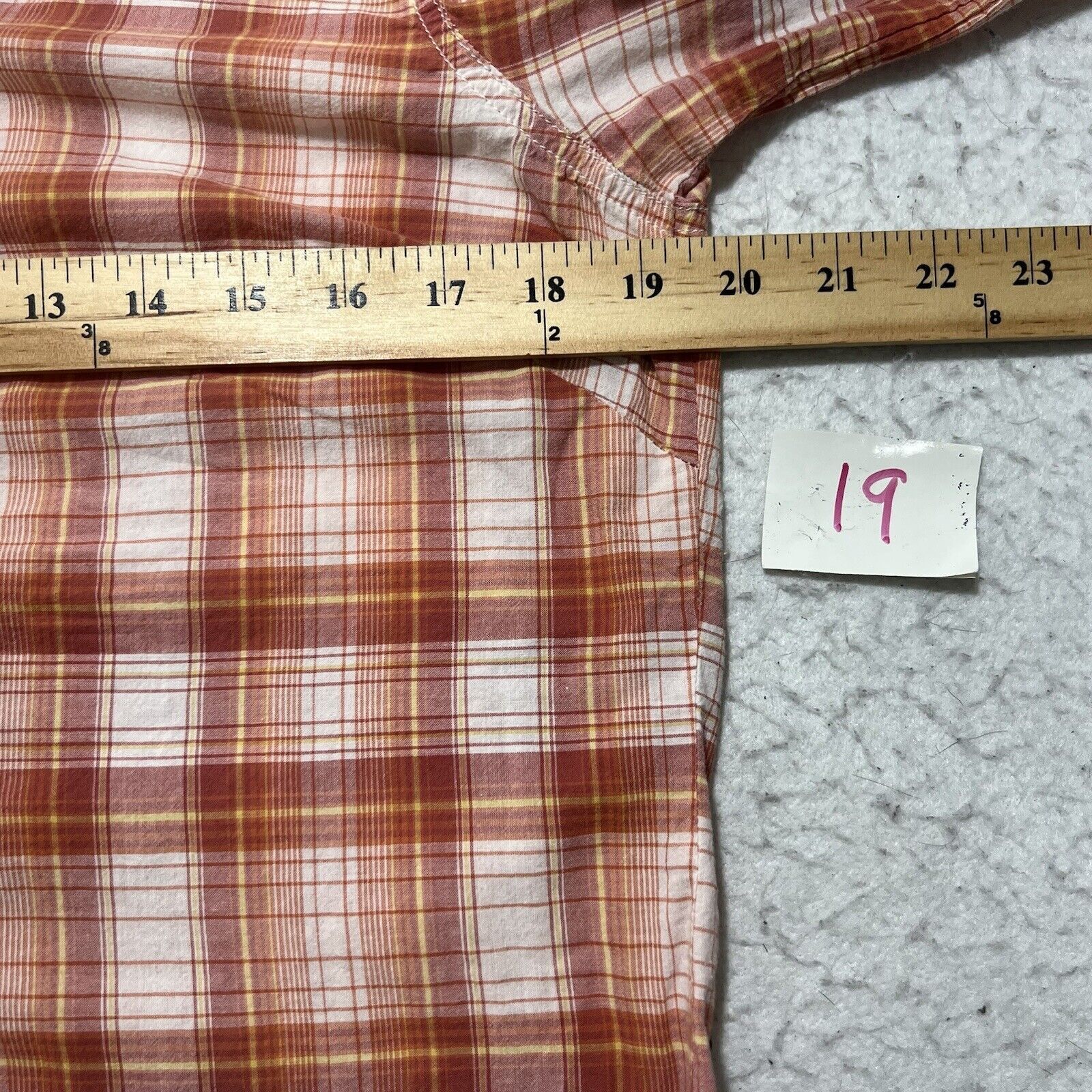 Bit & Bridle Bit & Bridle Medium Button Up Pink Plaid Striped Shirt Size M / US 6-8 / IT 42-44 - 7 Thumbnail