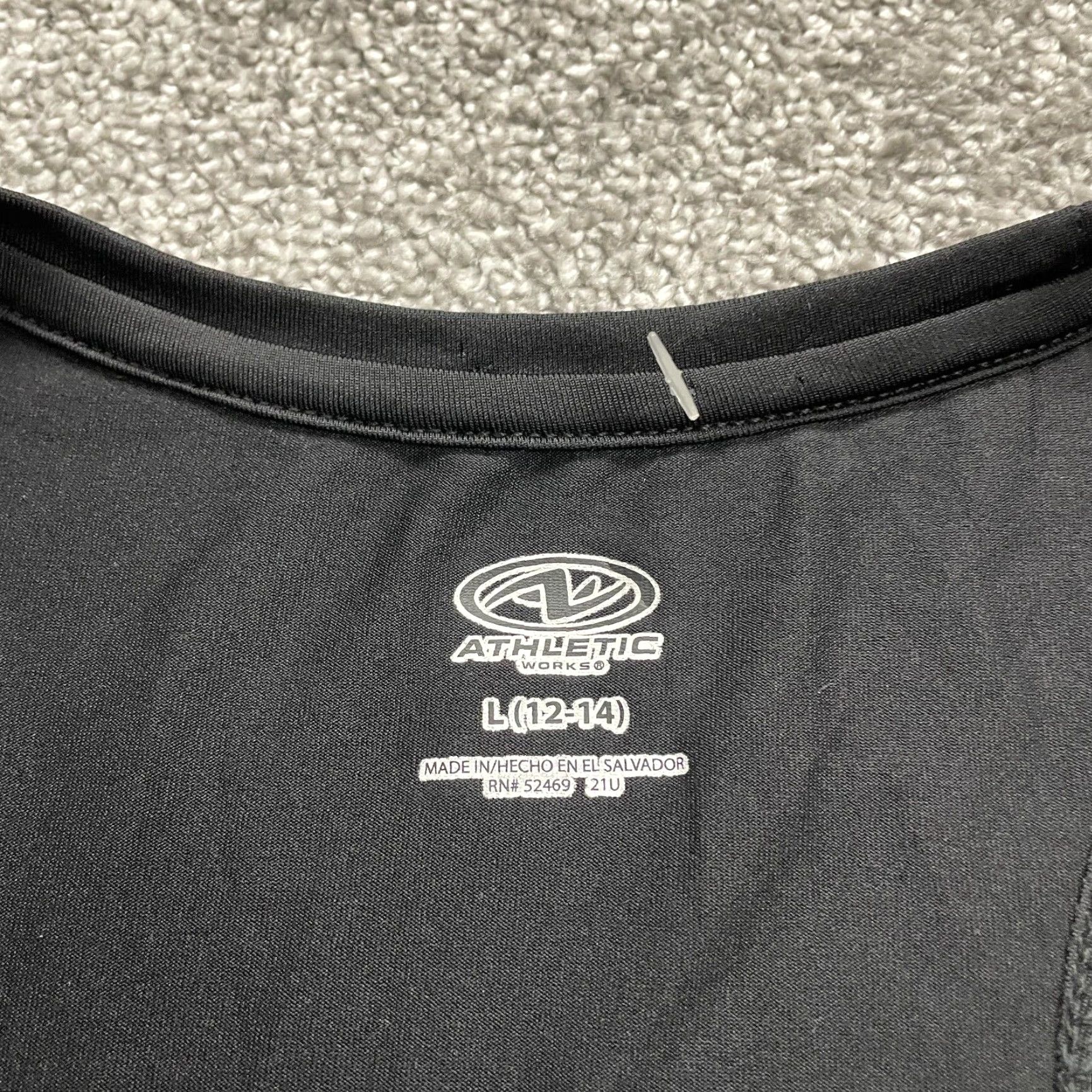 Athletic Works Athletic Works Tank Top Womens L Black Racerback Relaxed NWT Activewear Easy Care Lightweight Breathable Sleeveless Strappy Sleeve Polyester Spandex Size L / US 10 / IT 46 - 6 Thumbnail