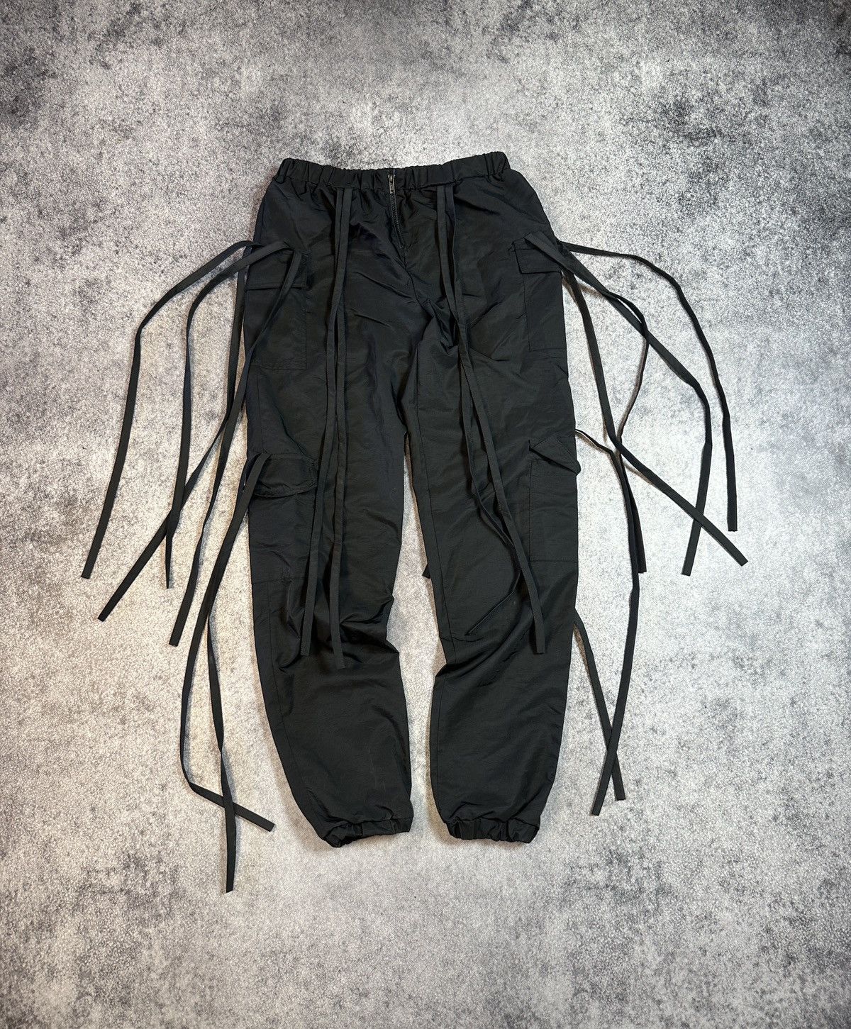 Japanese Brand Y2K Baggy Bondage Pants Casual Alt Streetwear Opium Style S Size US 30 / EU 46 - 2 Thumbnail