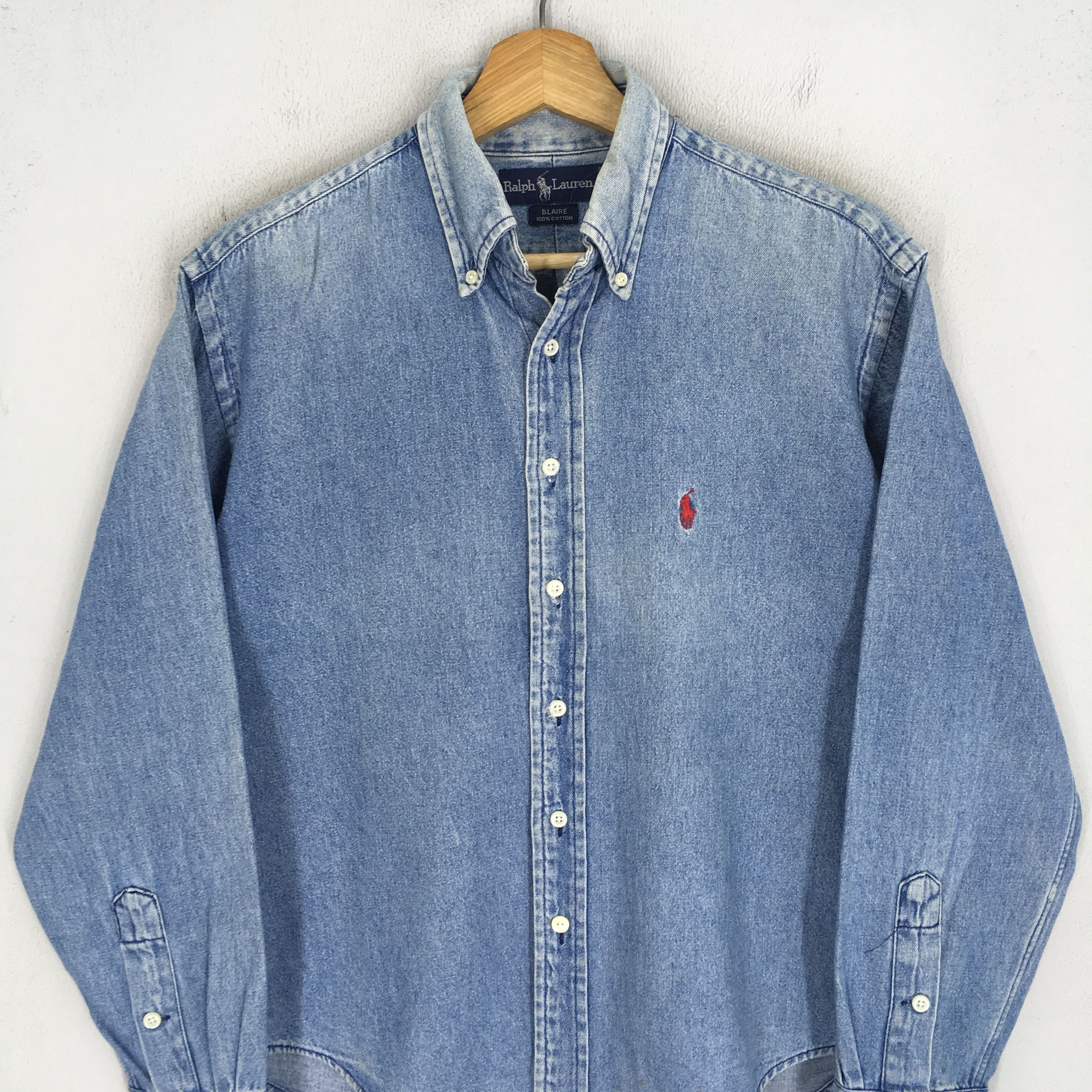 Polo Ralph Lauren Vintage 90's Polo Country Ralph Lauren Jeans Shirt - 1842 Size US S / EU 44-46 / 1 - 3 Thumbnail