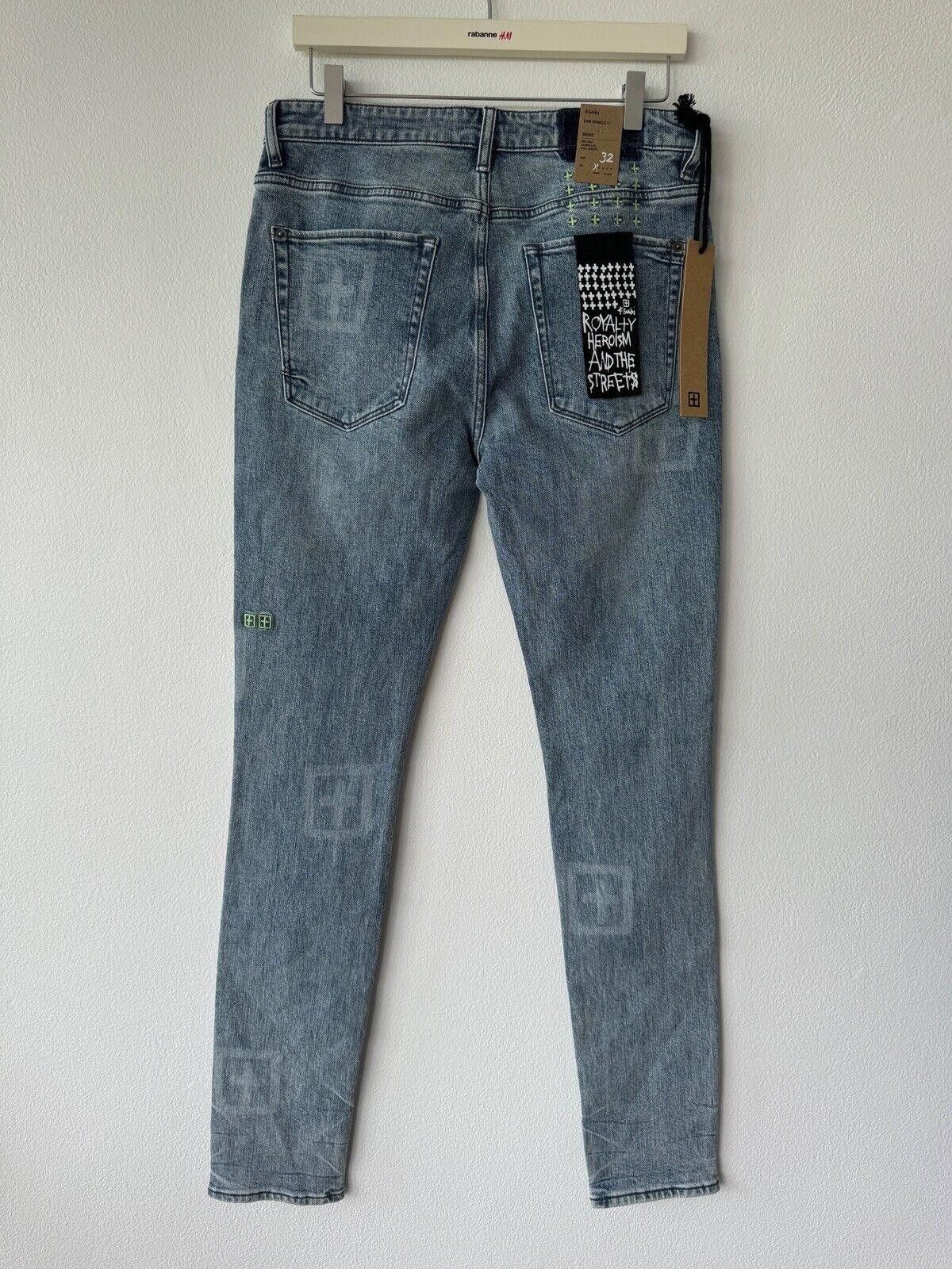 Ksubi Ksubi mens denim jean van winkle 32 blue buzzed dollar box Size US 32 / EU 48 - 5 Thumbnail