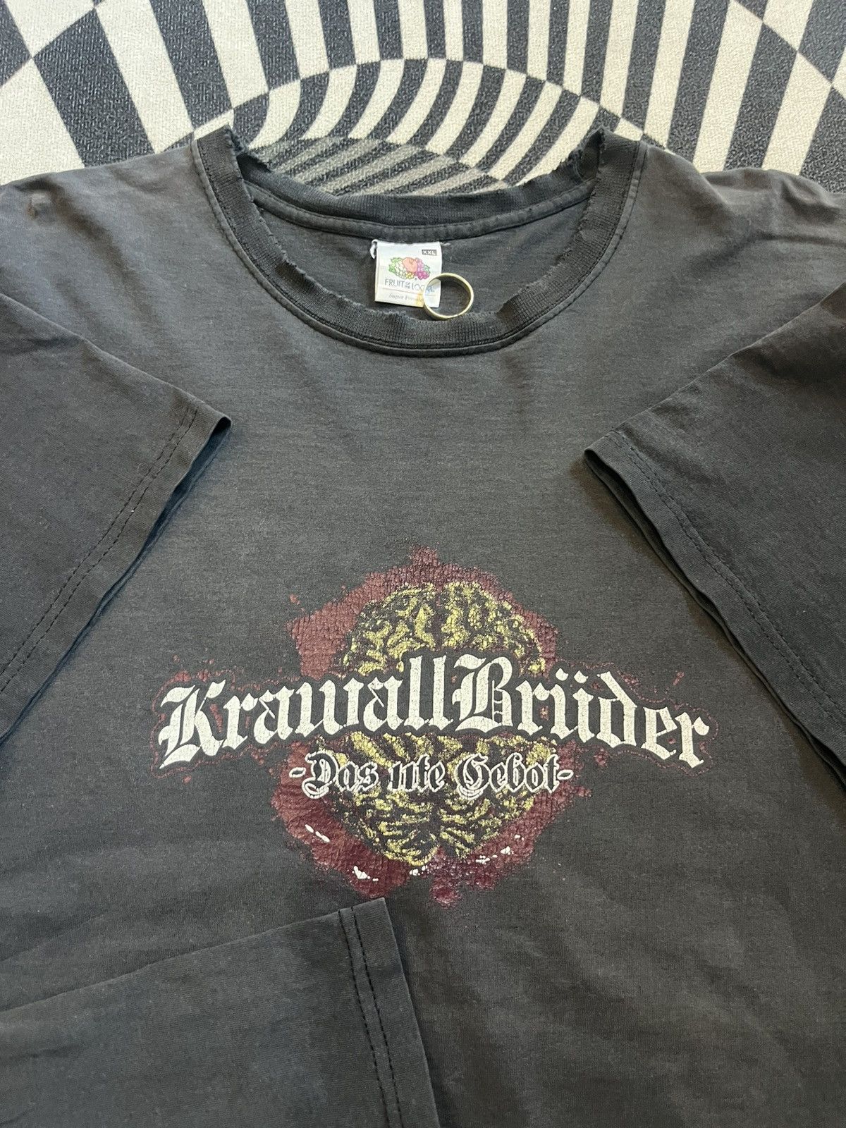 Band Tees Vintage KrawallBruder Das 11te gebot 05’s punk Rock Tshirt Size US XXL / EU 58 / 5 - 6 Thumbnail