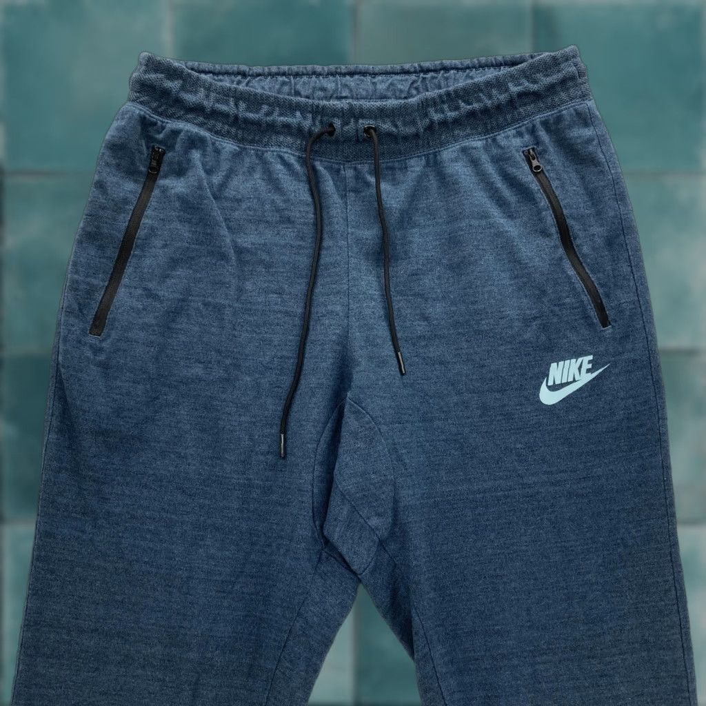 Nike Nike Advance 15 Knit Jogger Mens XL Drawstring Training Squadron Blue Heather Size US 36 / EU 52 - 1 Thumbnail