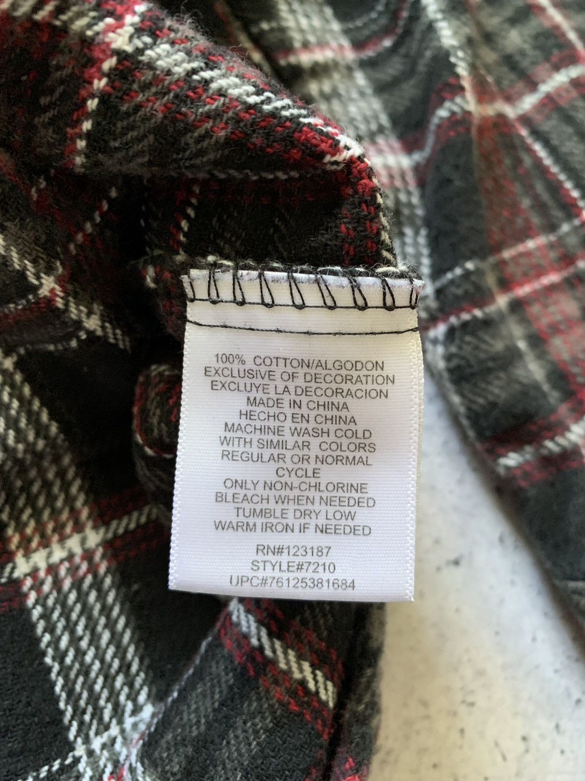 Dickies × Vintage Vintage Dickies Flannel Plaid Shirt Workwear Travis Style Size US S / EU 44-46 / 1 - 5 Thumbnail