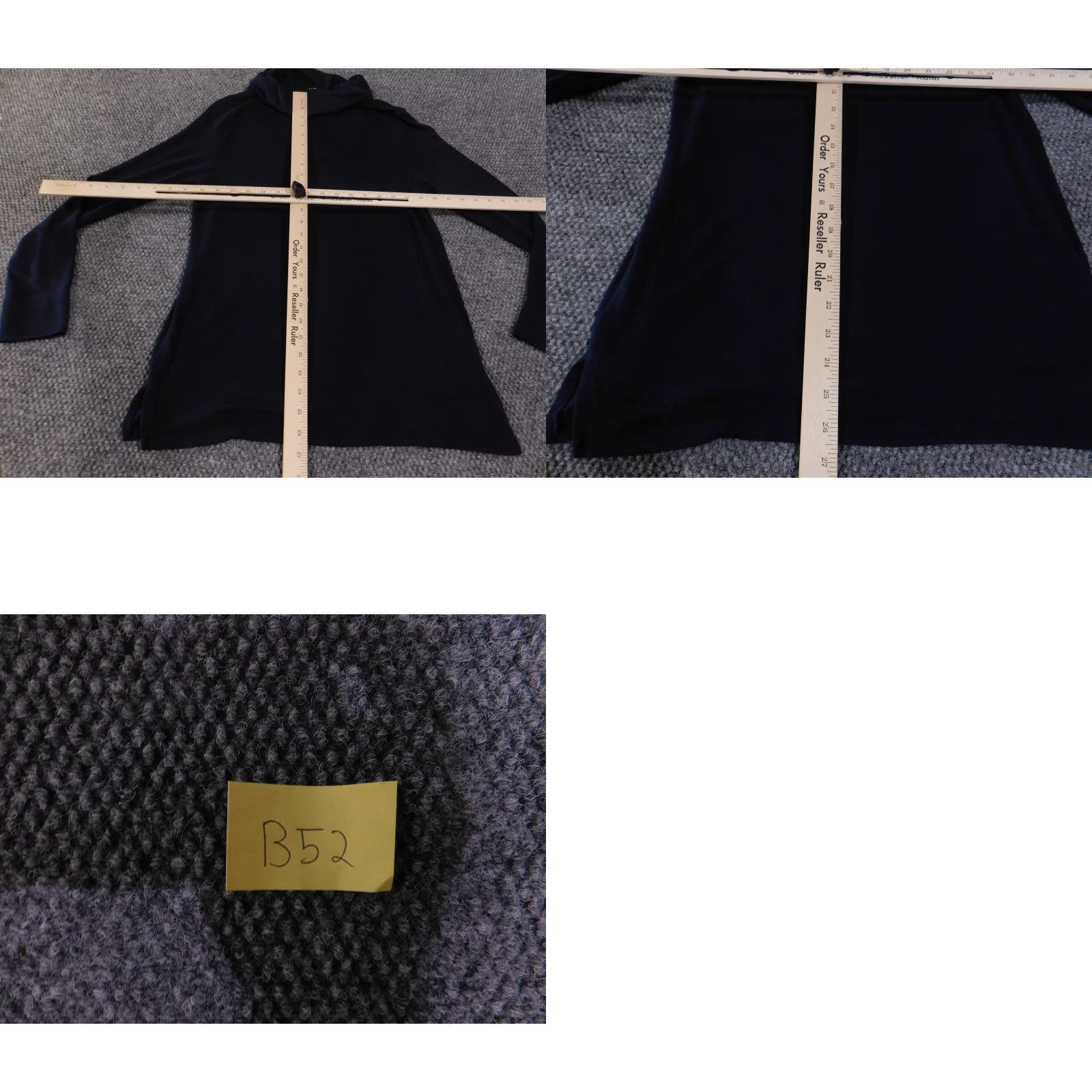 Loft LOFT Outlet Sweater Womens XS Navy Cowl Neck Long Sleeve Rayon Blend Pullover Size XS / US 0-2 / IT 36-38 - 9 Thumbnail