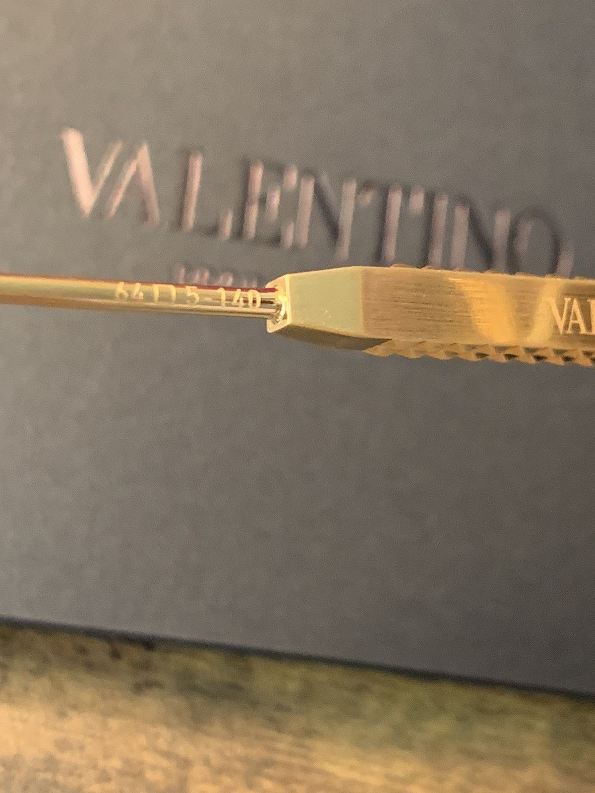 Valentino *RARE* New Valentino V-Hexagon Titanium Sunglasses w/ Bag!!! Size ONE SIZE - 9 Thumbnail