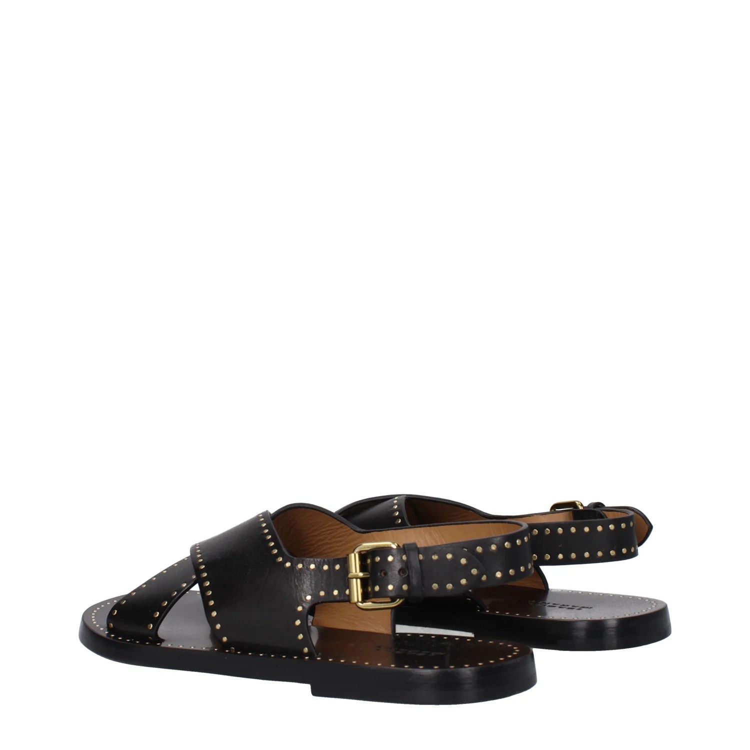 Isabel Marant ob1o1e1124 Leather Sandals in Black Size US 6 / IT 36 - 4 Thumbnail