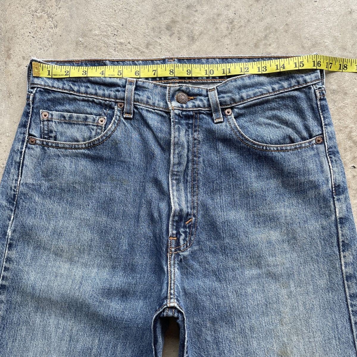 Jean × Levi's Vintage Clothing × Vintage Vintage Levi’s 519 Distressed Jeans Denim Pants Faded W32x29 Size US 32 / EU 48 - 5 Thumbnail