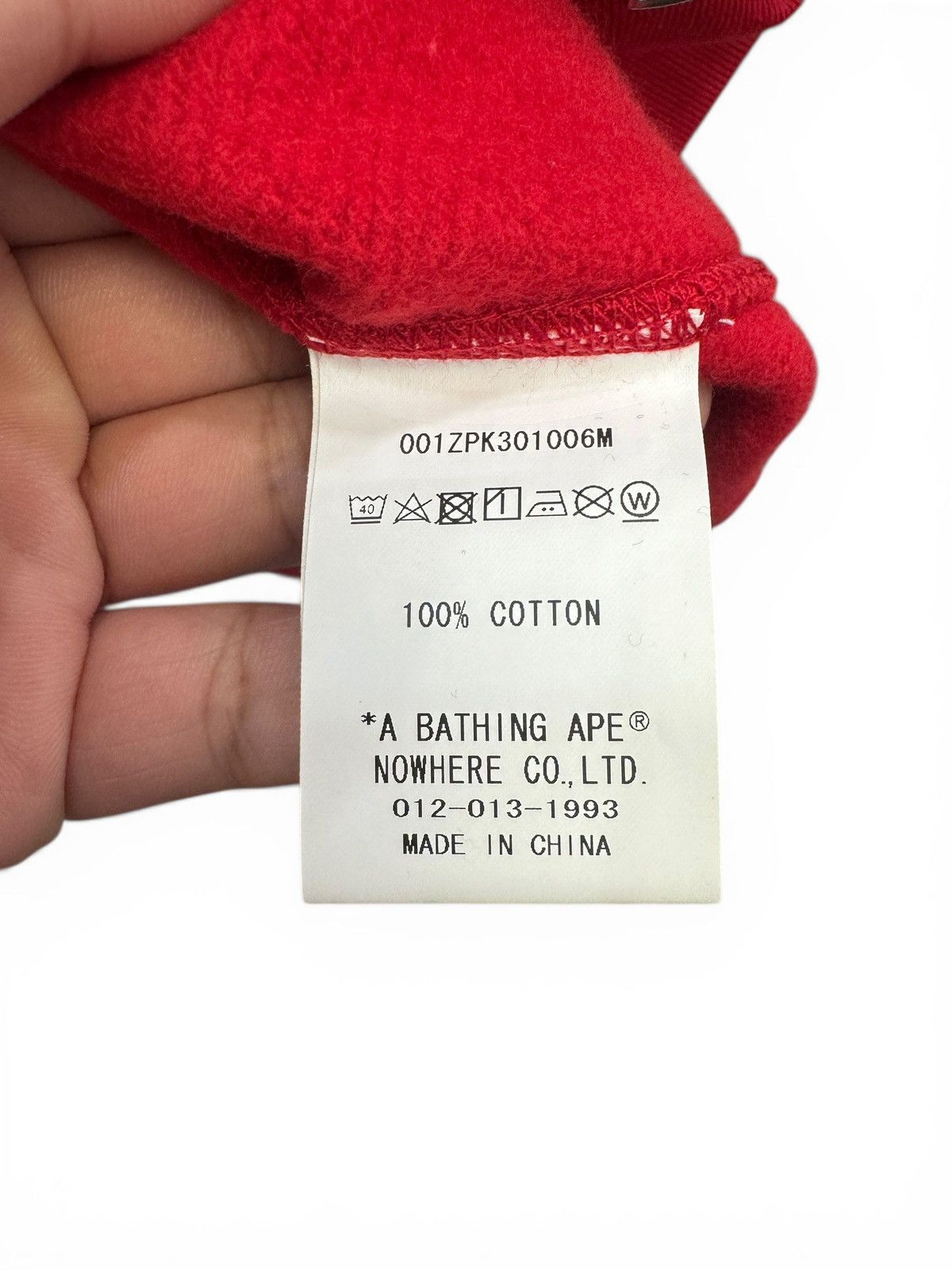 Bape Bape Red Tiger Zip Up Hoodie Size US L / EU 52-54 / 3 - 6 Thumbnail