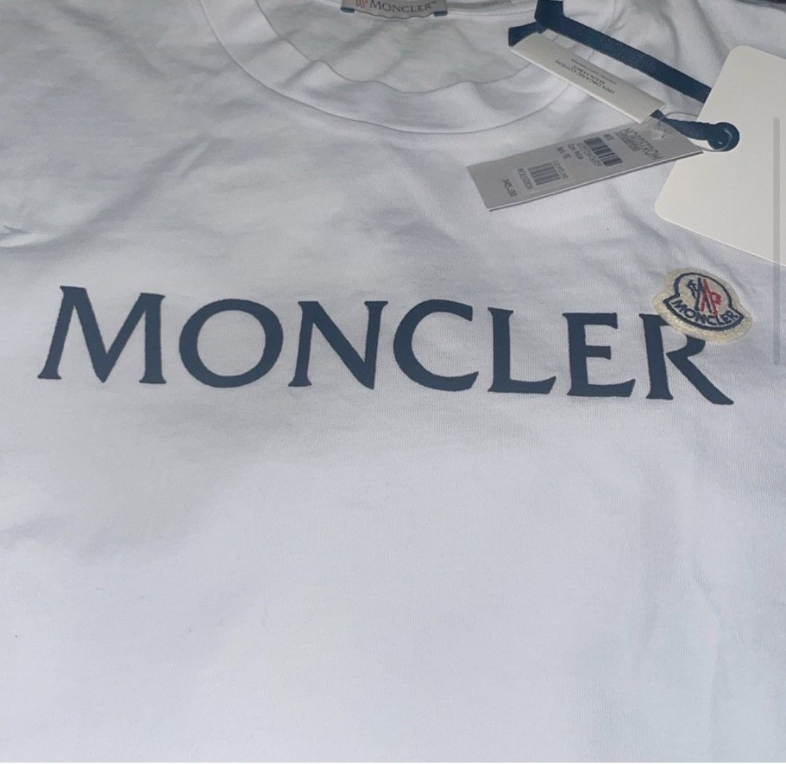 Moncler Moncler Logo Cotton Graphic T-Shirt Size US M / EU 48-50 / 2 - 3 Thumbnail